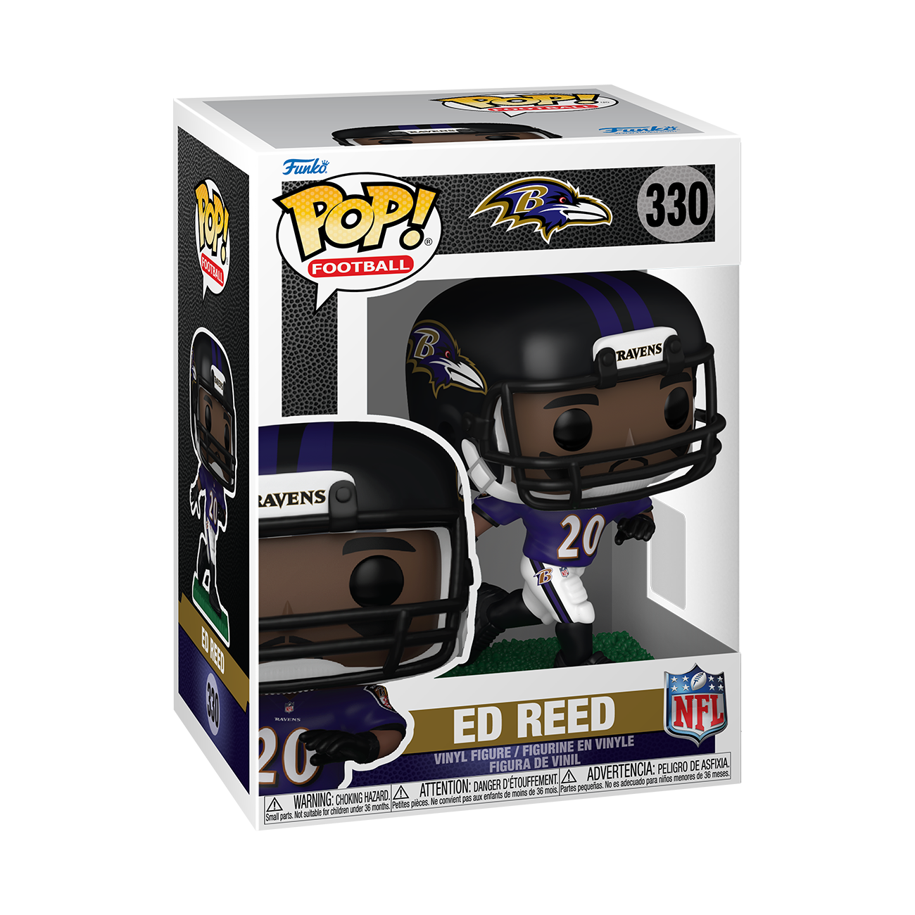 Image of NFL Legends Ed Reed (Ravens) Funko POP Vinyl