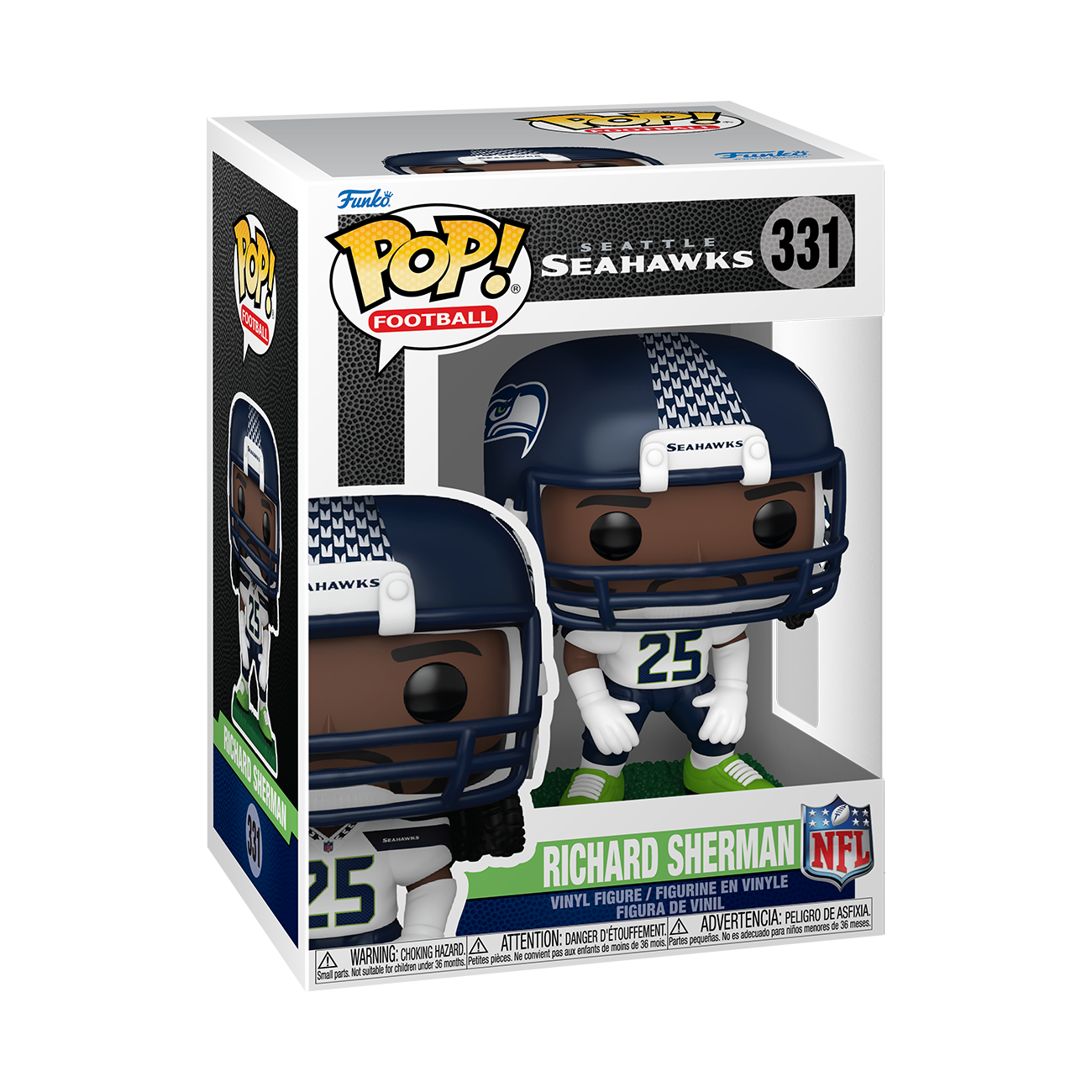 Image of NFL Legends Richard Sherman (Seahawks) Funko POP Vinyl