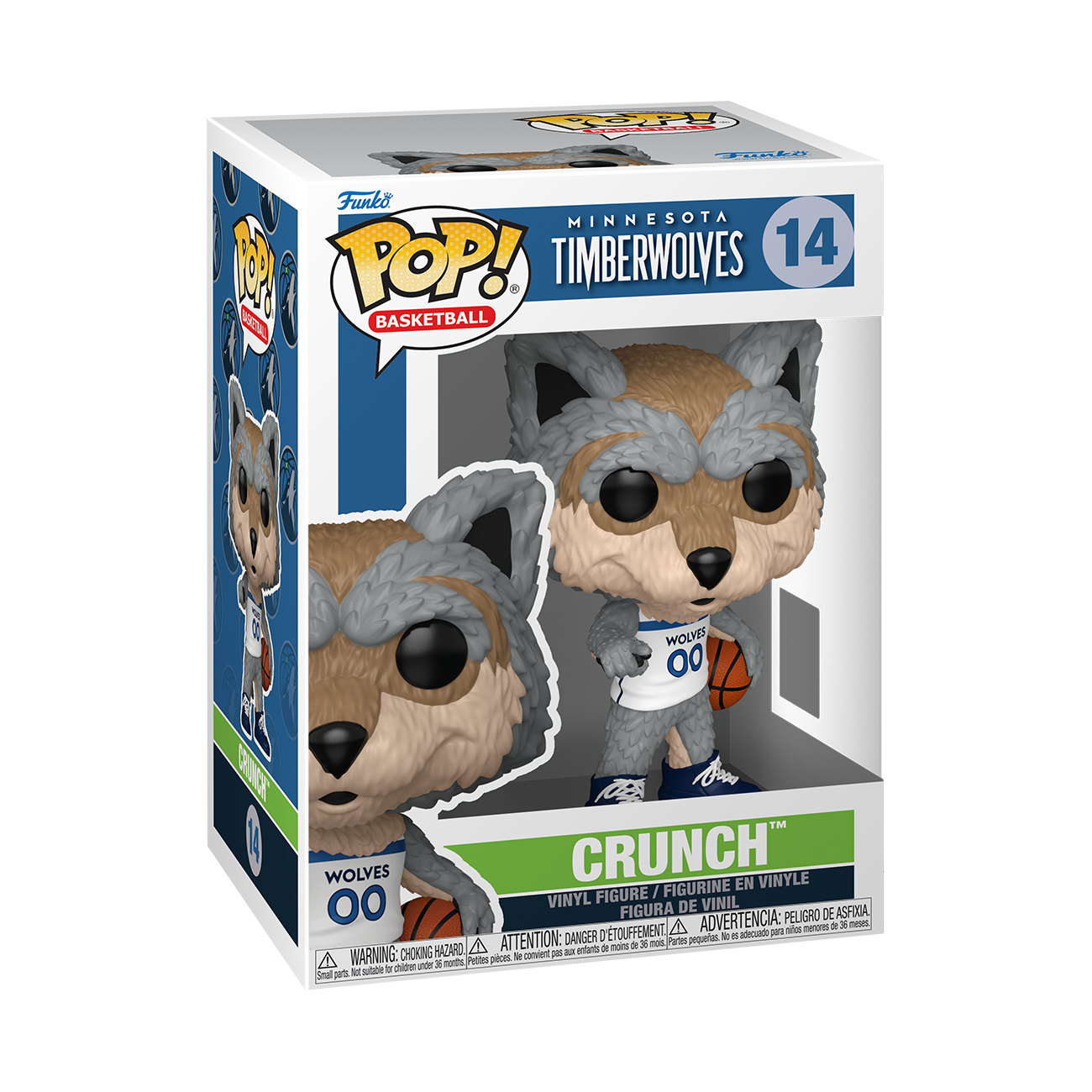 Image of NBA Wolves Crunch The Wolf Funko POP Vinyl