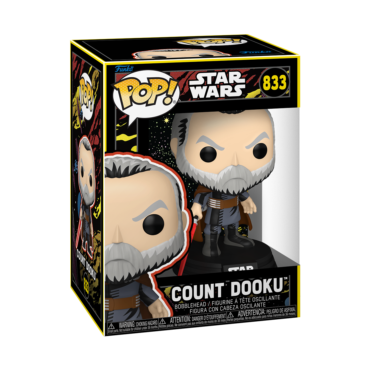 Image of Star Wars Funko POP! Count Dooku Retro Vinyl Figure