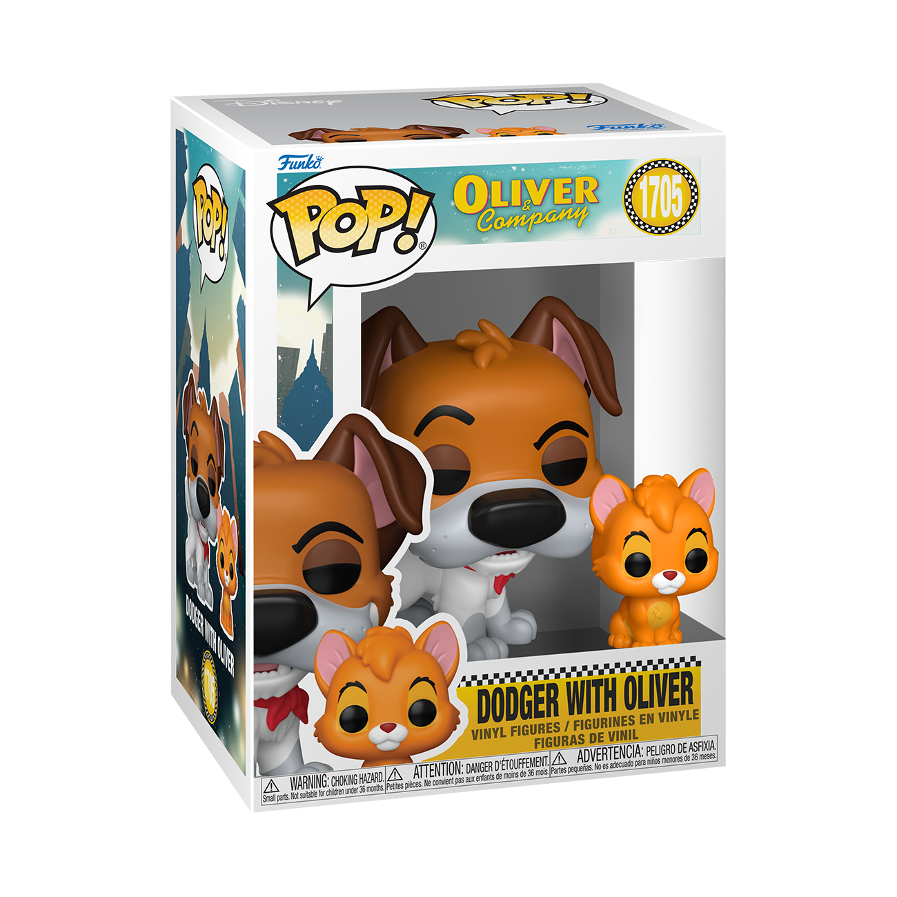 Oliver and Company Funko POP! Dodger with Oliver Buddy With Chance of Chase Vinyl Figure