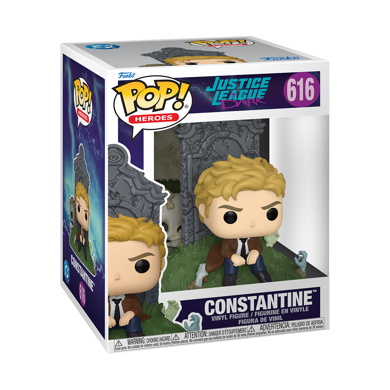 Image of Justice League Dark Funko POP! John Constantine Deluxe Vinyl Figure