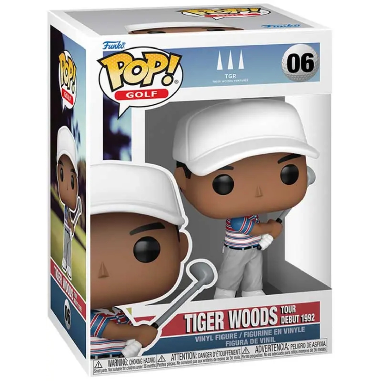 Image of POP Golf: Tiger Woods Tour Debut 1992 Funko POP Vinyl