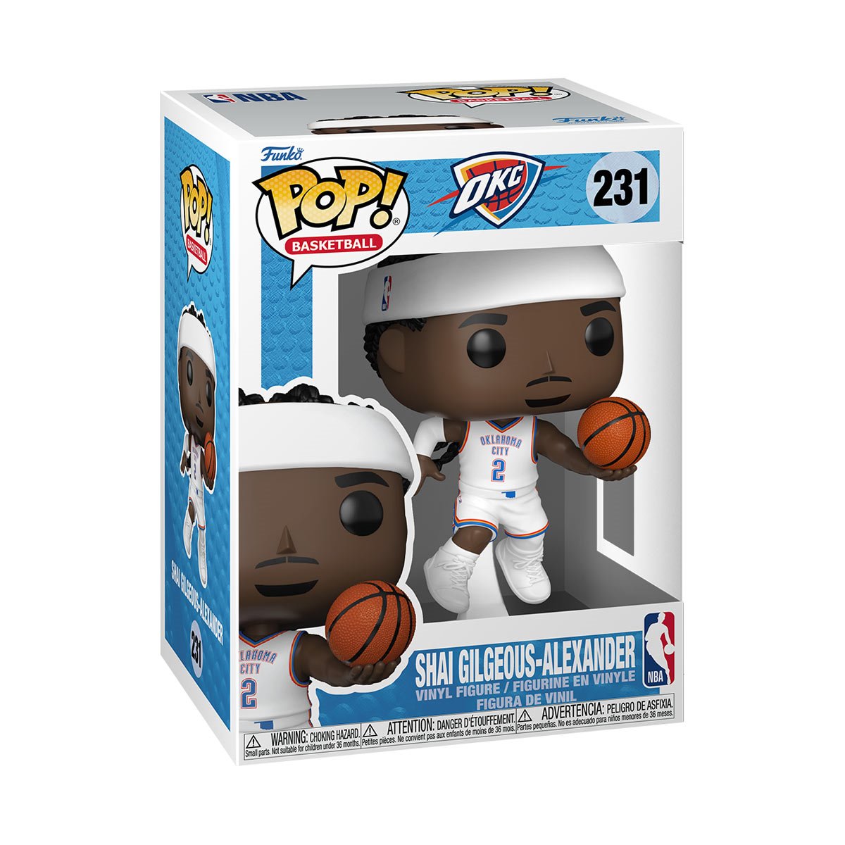 Image of NBA Thunder Shai Gilgeous-Alexander (Home) Funko POP Vinyl