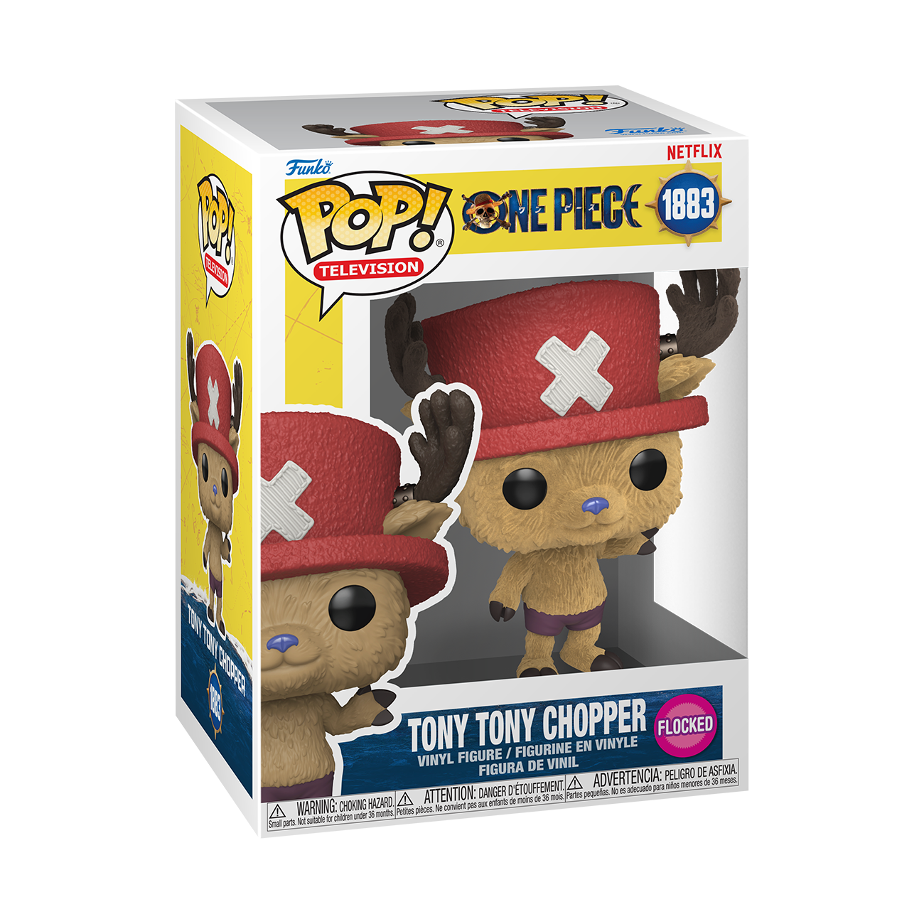 Image of POP! TV: One Piece S1 – Chopper (Flocked) Funko POP! Vinyl