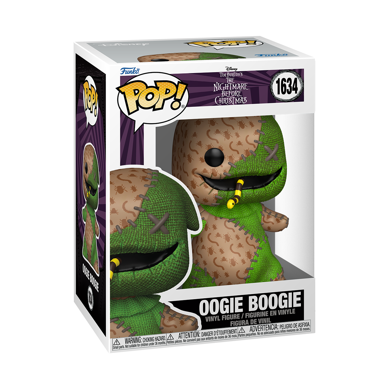 Image of Disney A Nightmare Before Christmas Patchwork Oogie Boogie Funko POP Vinyl