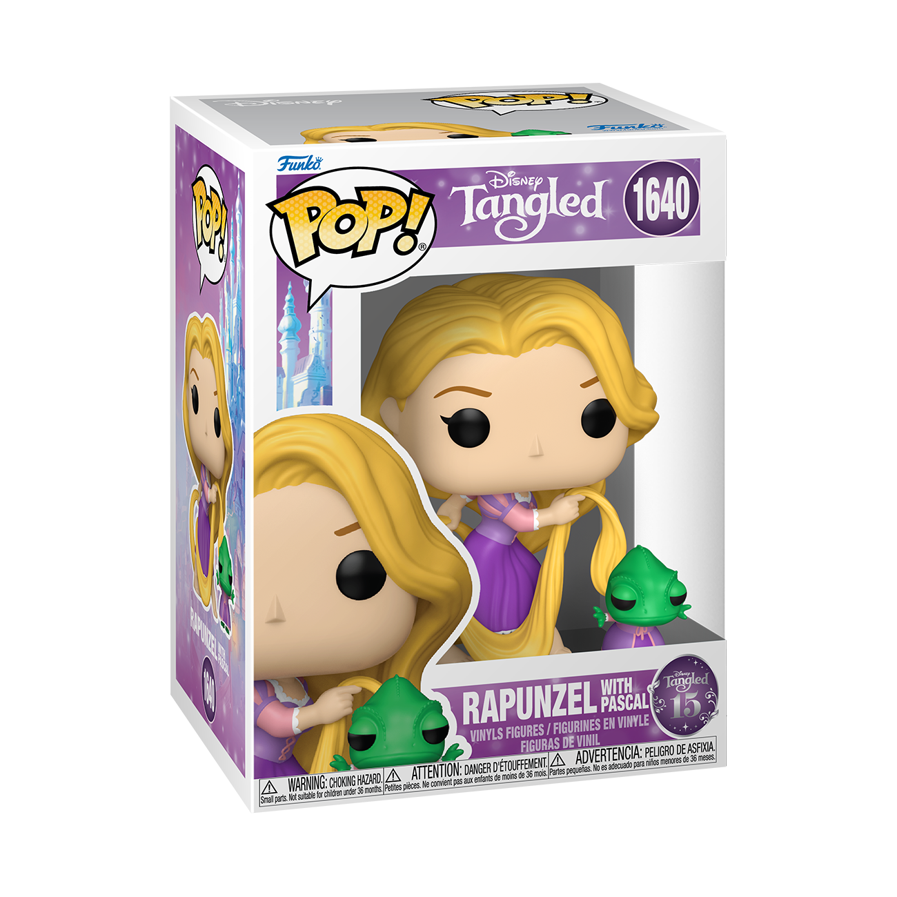 Image of Tangled Rapunzel & Pascal Funko Pop Vinyl & Buddy