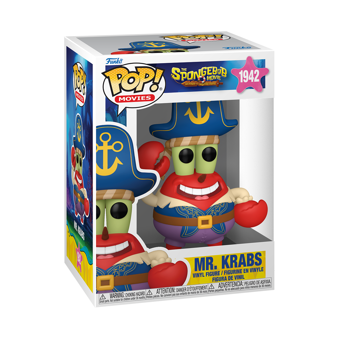 Image of The Spongebob Movie Mr. Krabs Funko POP Vinyl