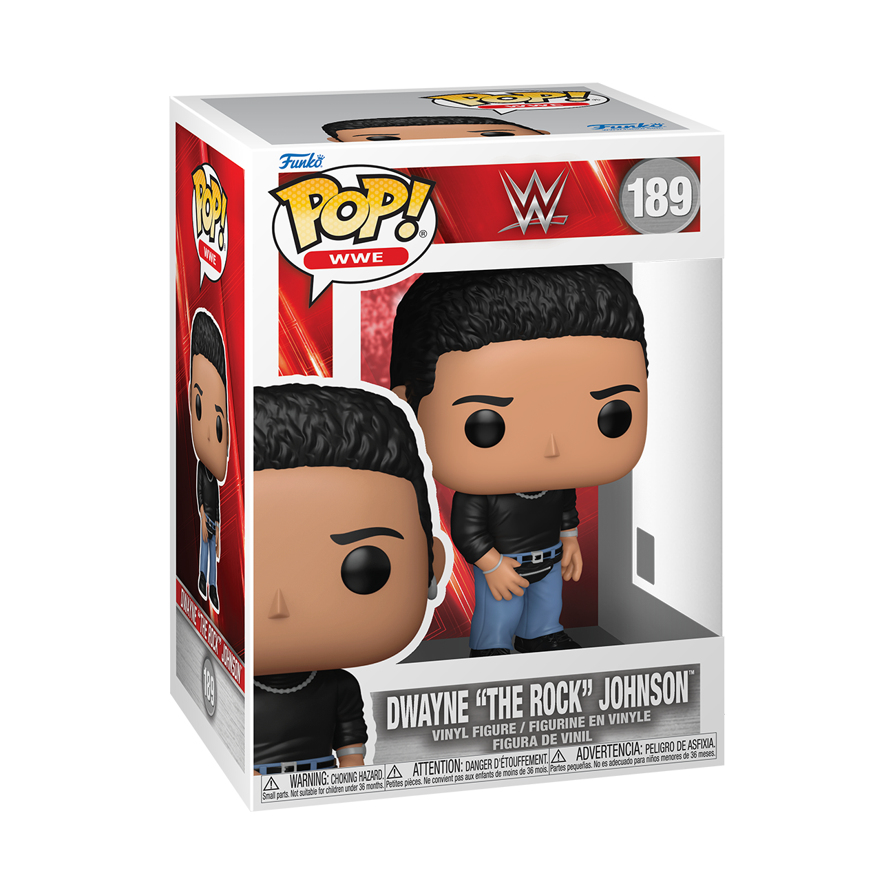 Image of WWE The Rock With Fanny Pack Funko POP Vinyl