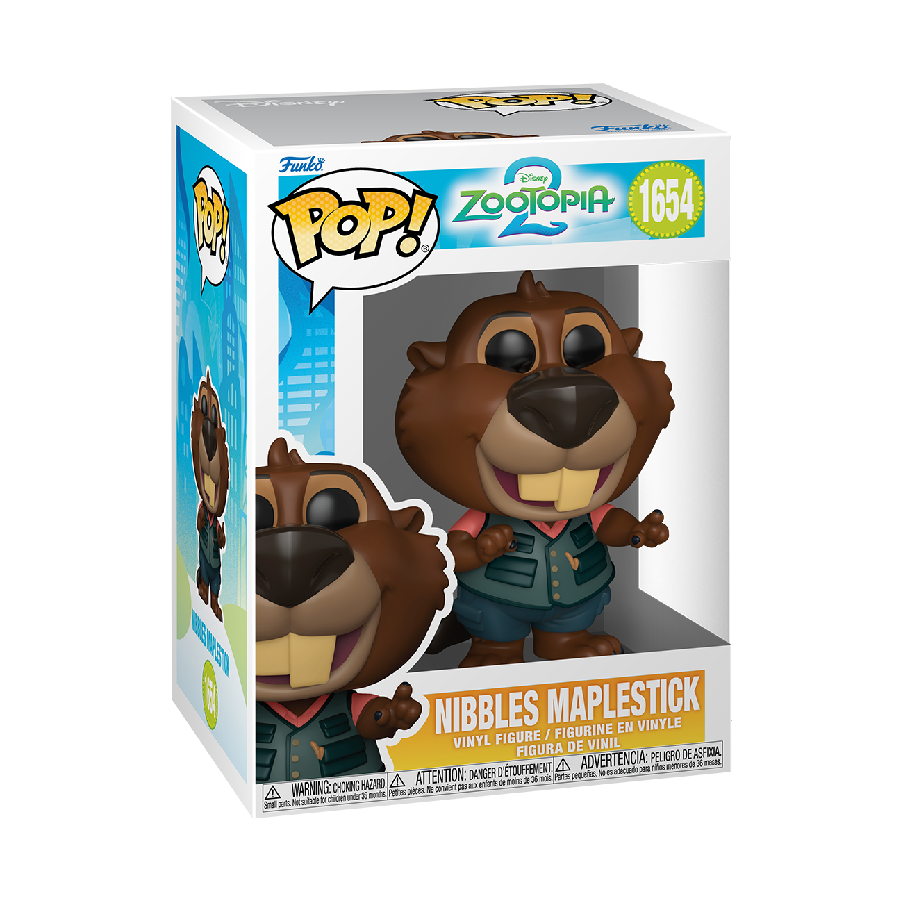 Disney Zootopia 2 Nibbles Maplestick Funko Pop Vinyl