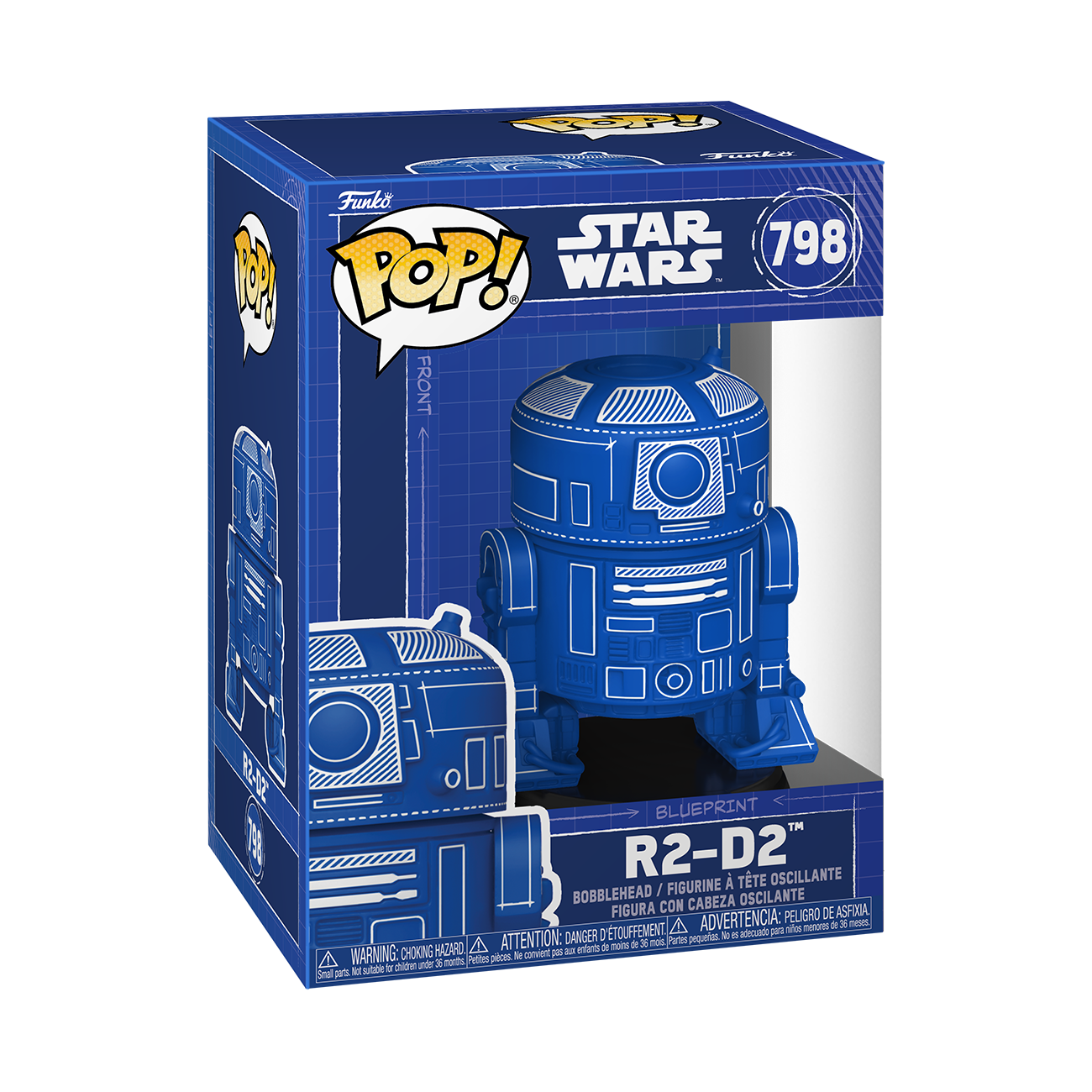 Image of Star Wars R2-D2 (Blueprint) Funko Pop Vinyl
