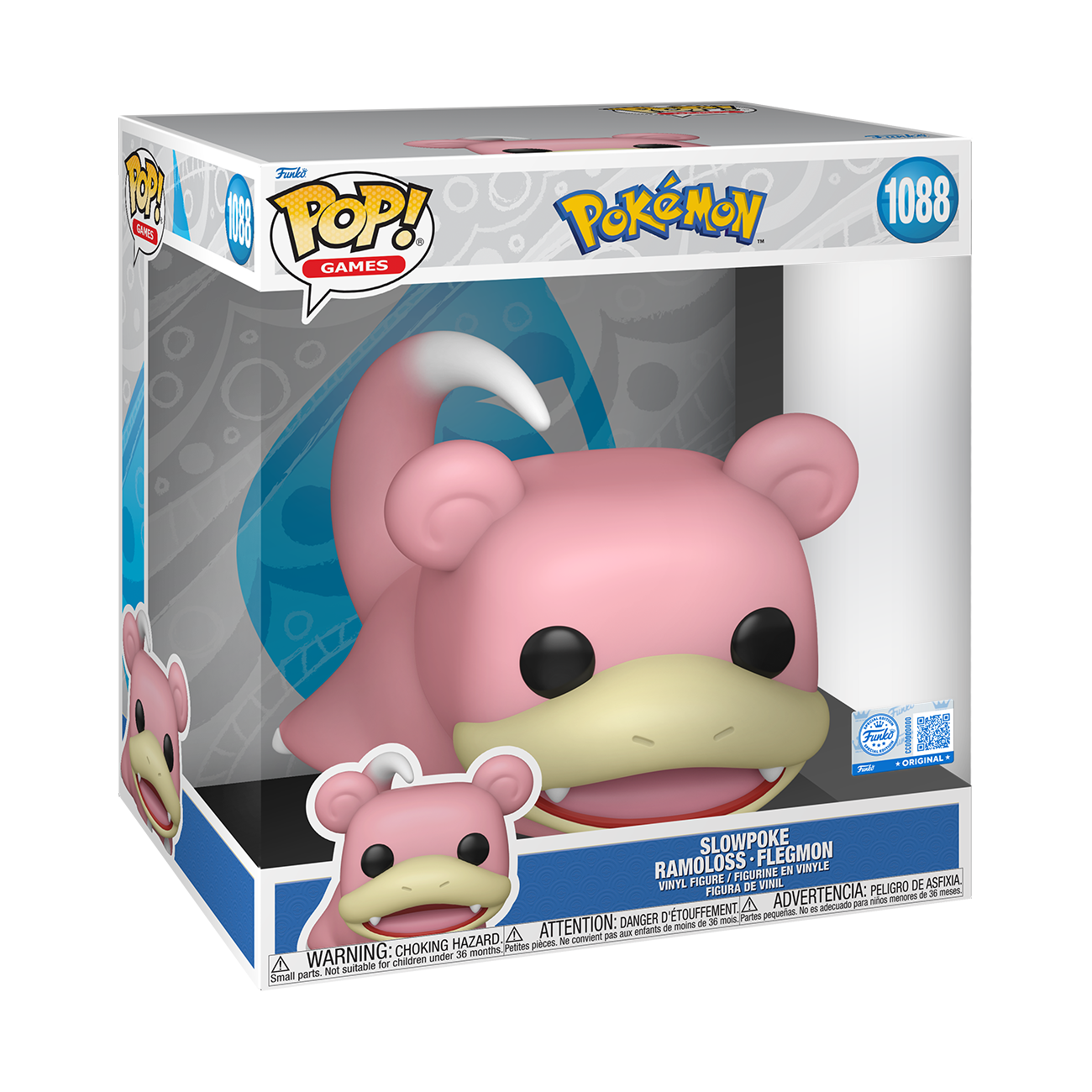 Image of Pokémon Slowpoke Jumbo Pop Vinyl