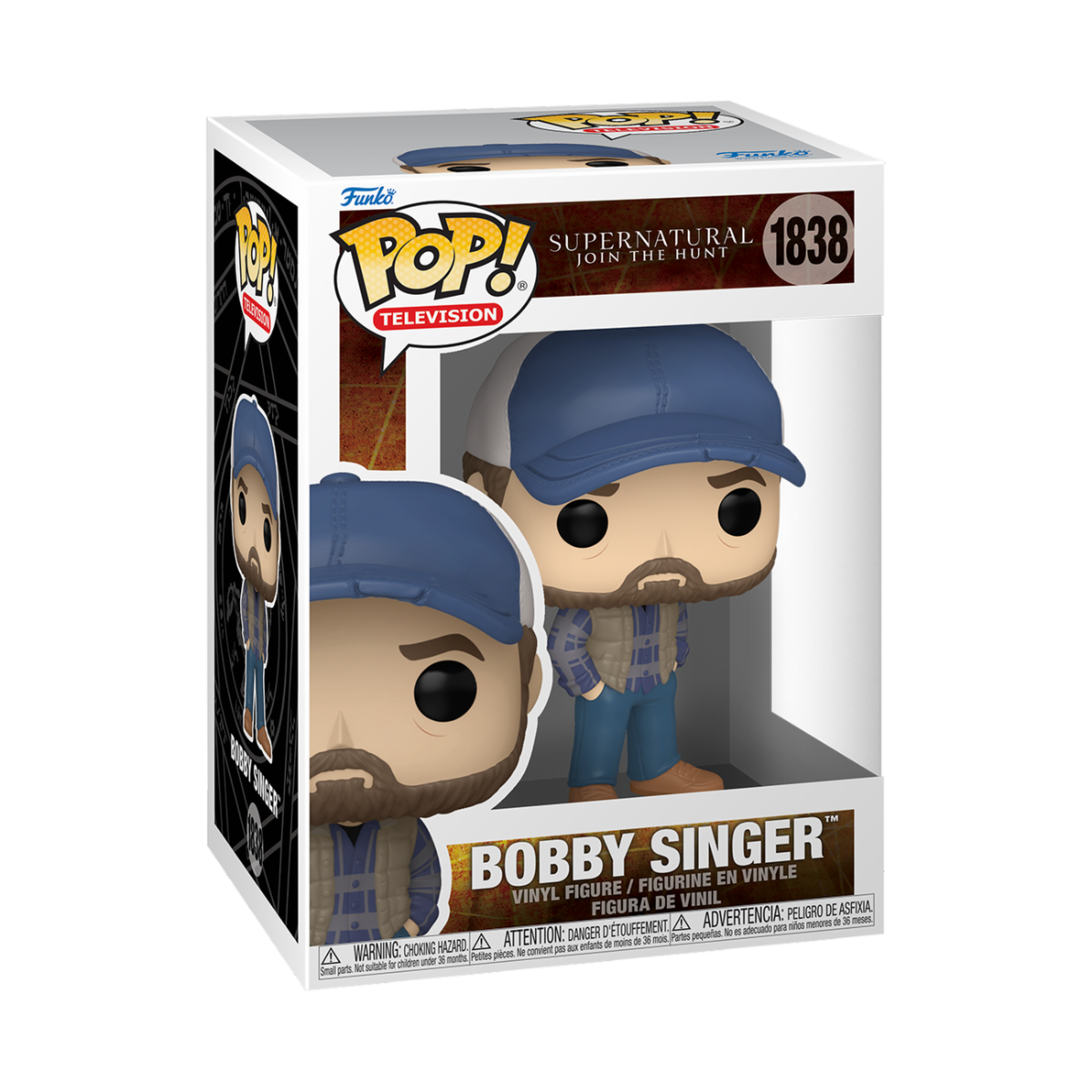 Image of Supernatural Bobby Funko POP Vinyl