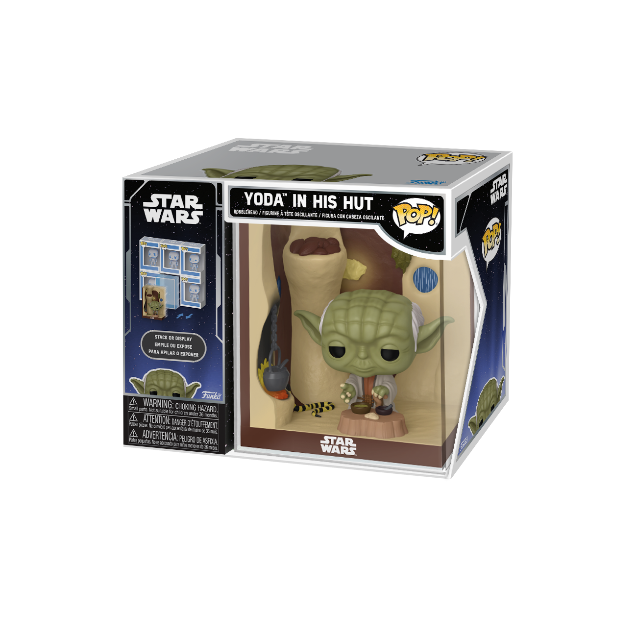 Image of Star Wars Funko POP! Yoda Yodas Hut Nooks Vinyl Figure