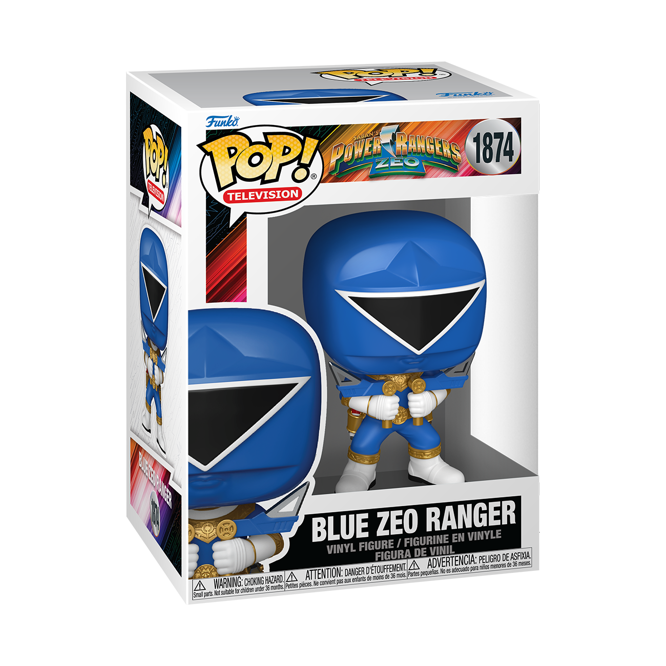 Image of POP! TV: Power Rangers Zeo – Zeo Ranger Blue Funko POP! Vinyl