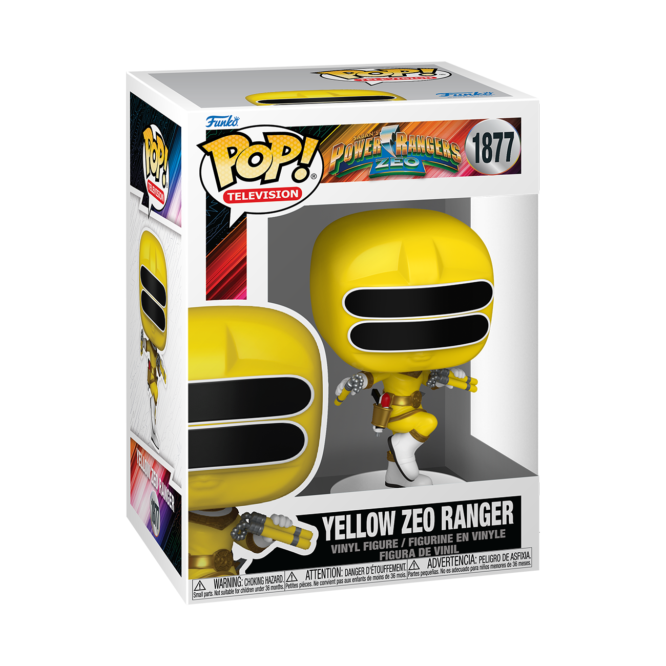 Image of POP! TV: Power Rangers Zeo – Zeo Ranger Yellow Funko POP! Vinyl