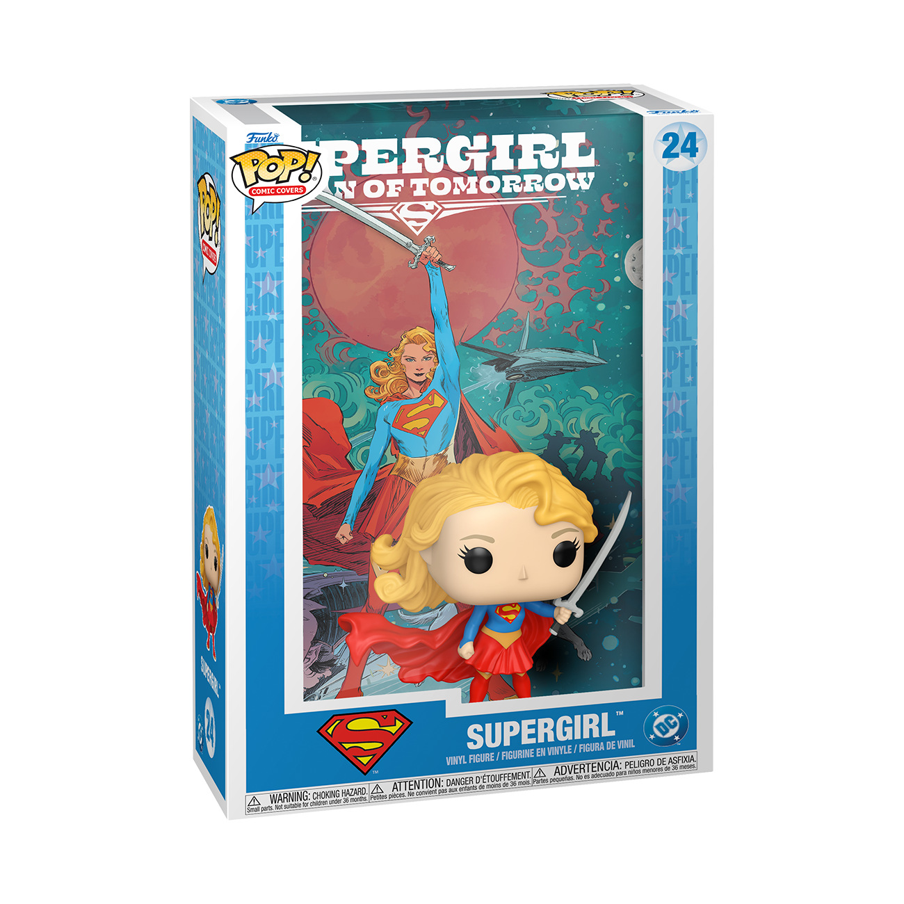 Image of DC Comics Funko POP! Supergirl Comic Cover Vinyl Figure