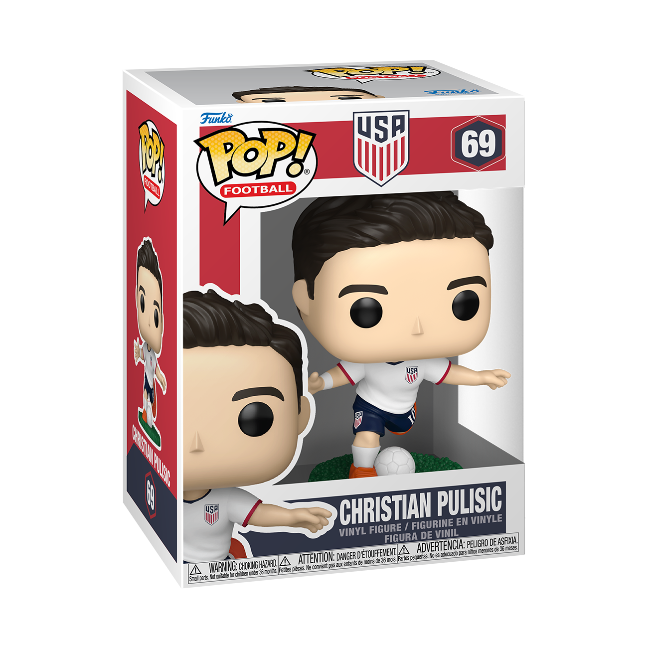 Image of USMNT Funko POP! Christian Pulisic Vinyl Figure