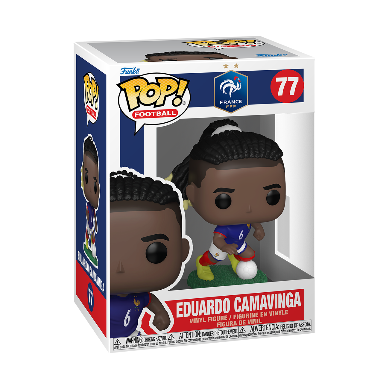 Image of France National Football Team Funko POP! Eduardo Camavinga Vinyl Figure