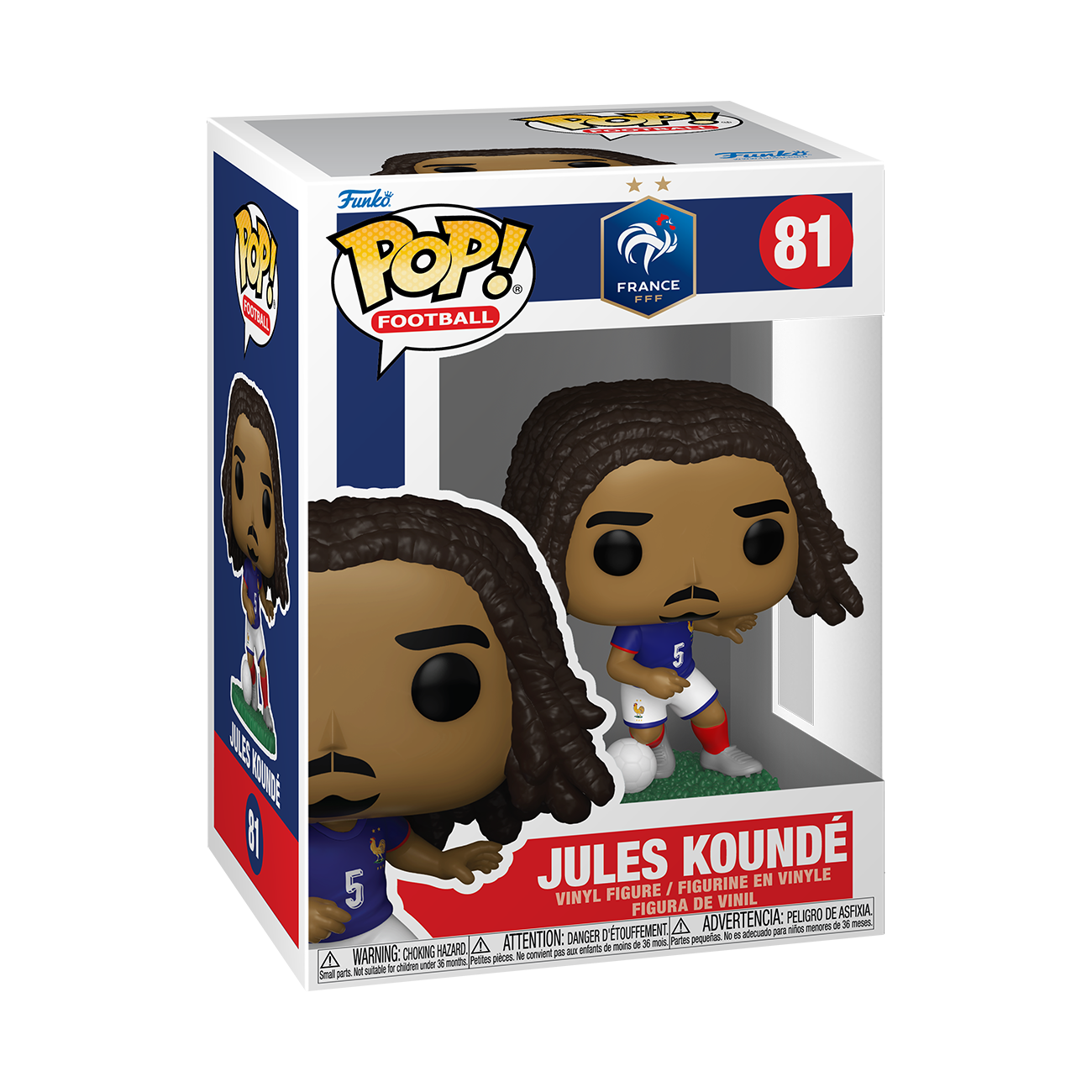 Image of France National Football Team Funko POP! Jules Kounde Vinyl Figure