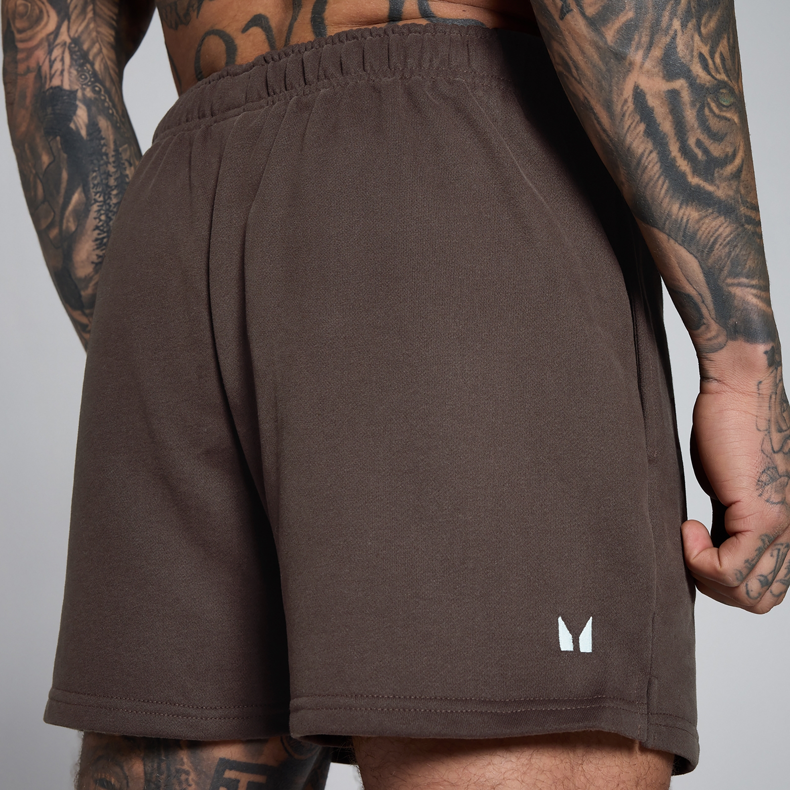 Thumbnail - MP Herren Lift 5 Loopback Sweatshorts - Schokolade - L