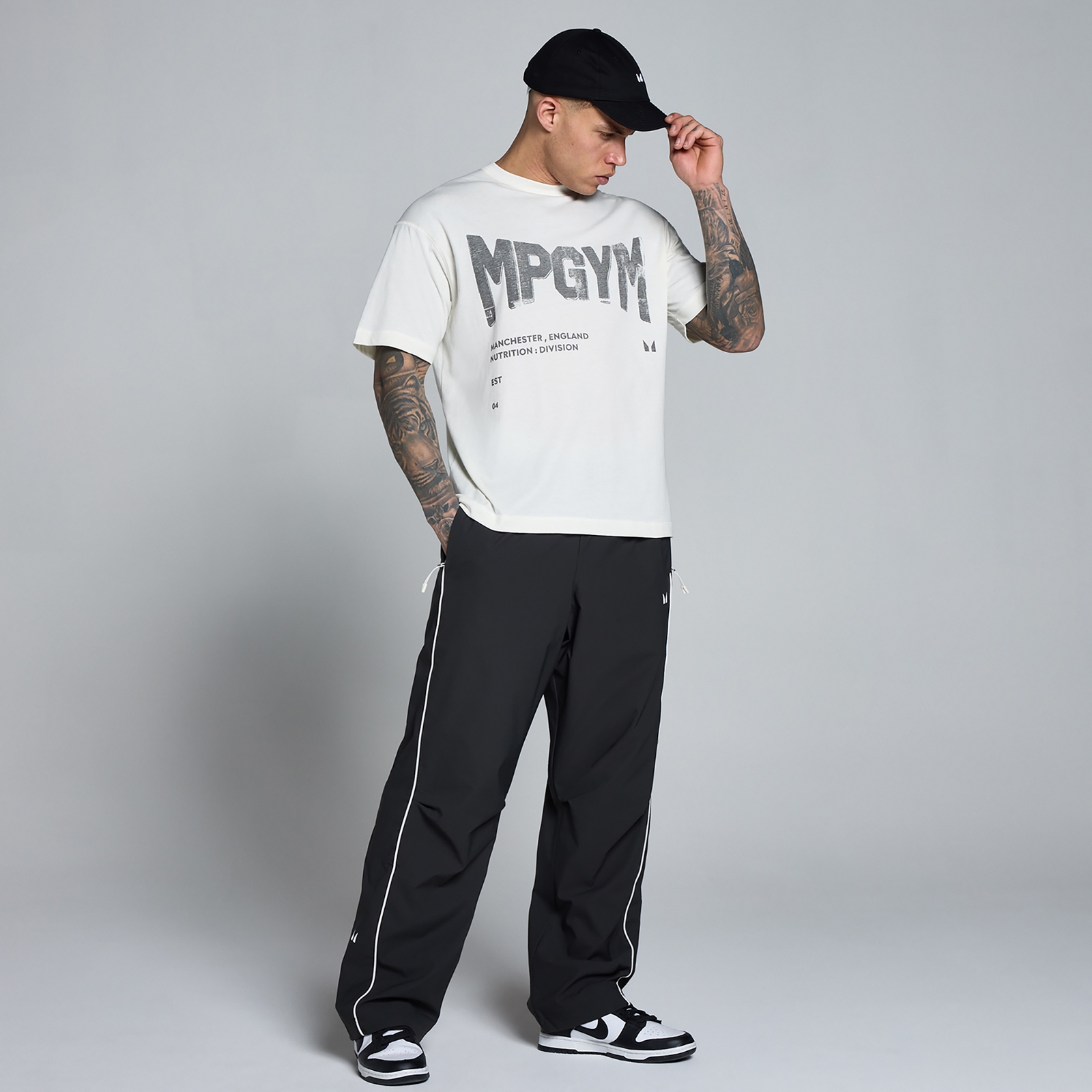 Thumbnail - MP Herren Lift Burnout Baumwolle Grafik-T-Shirt - Retro Weiß - S