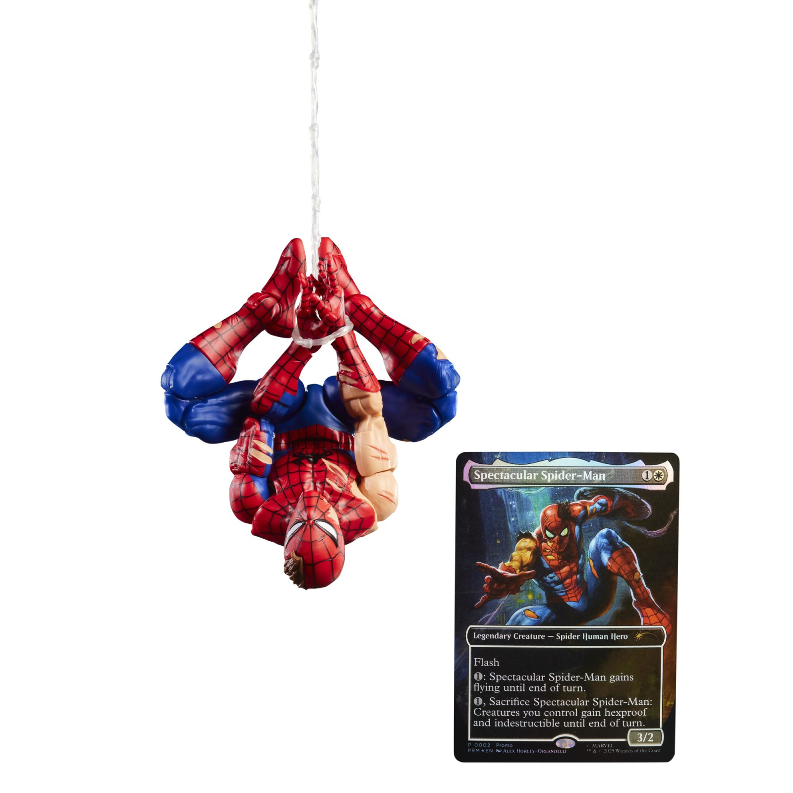 Hasbro Marvel Legends Spider-Man x Magic: The Gathering Spider-Man 6  Action Figure & Trading Card