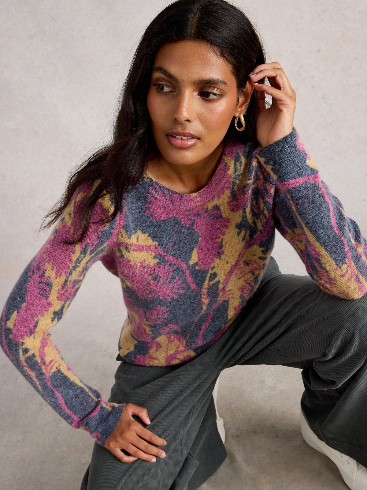 Bedruckter Pullover Jodie - 52