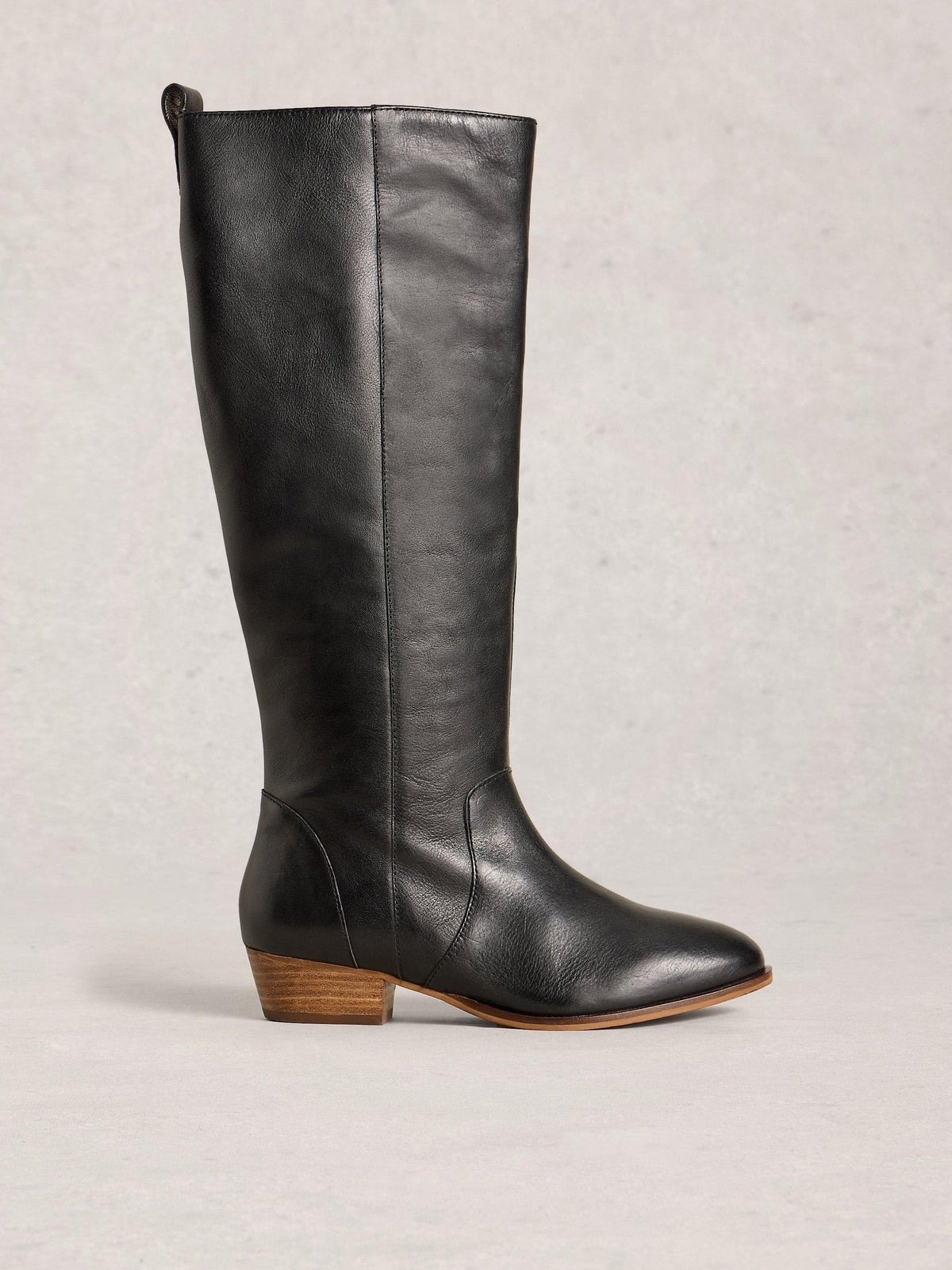 White Stuff Bottes En Cuir Willow Montant Jusqu'aux Genoux - 40