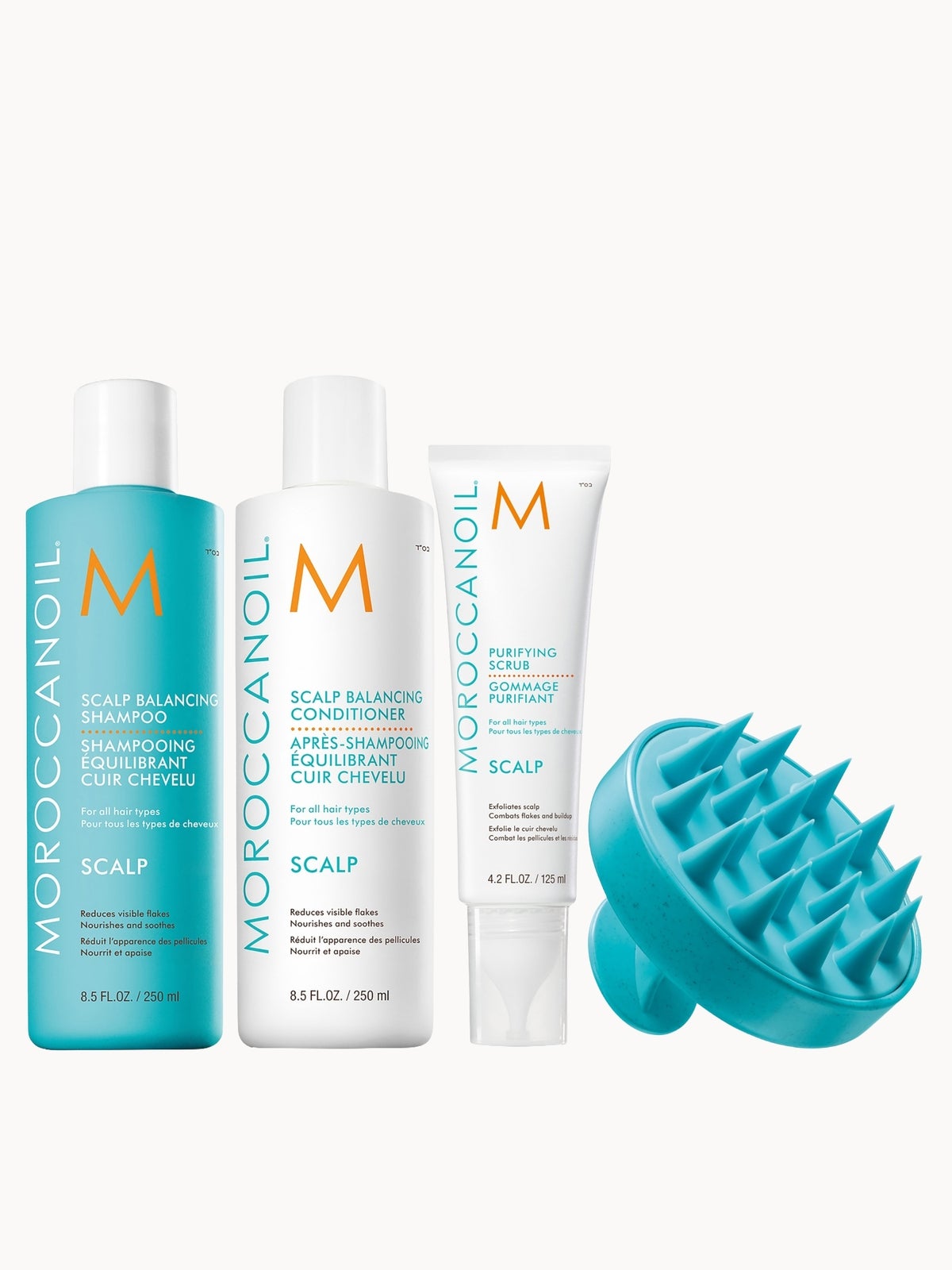 Moroccanoil Scalp Balancing Bundle + Free Scalp Brush (Worth £89.75)