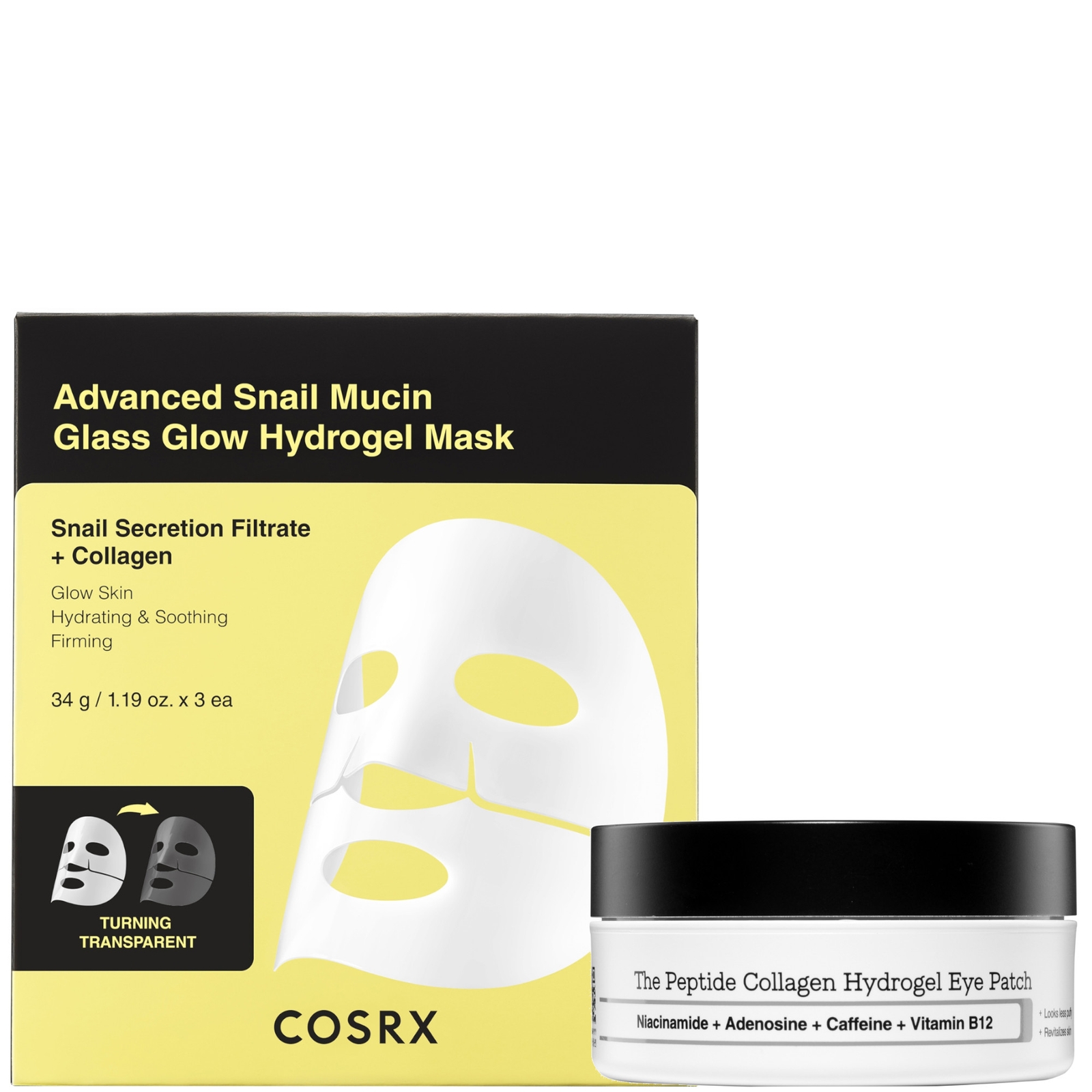 Image of COSRX Peptide and Snail Mucin Spa at Home Duo