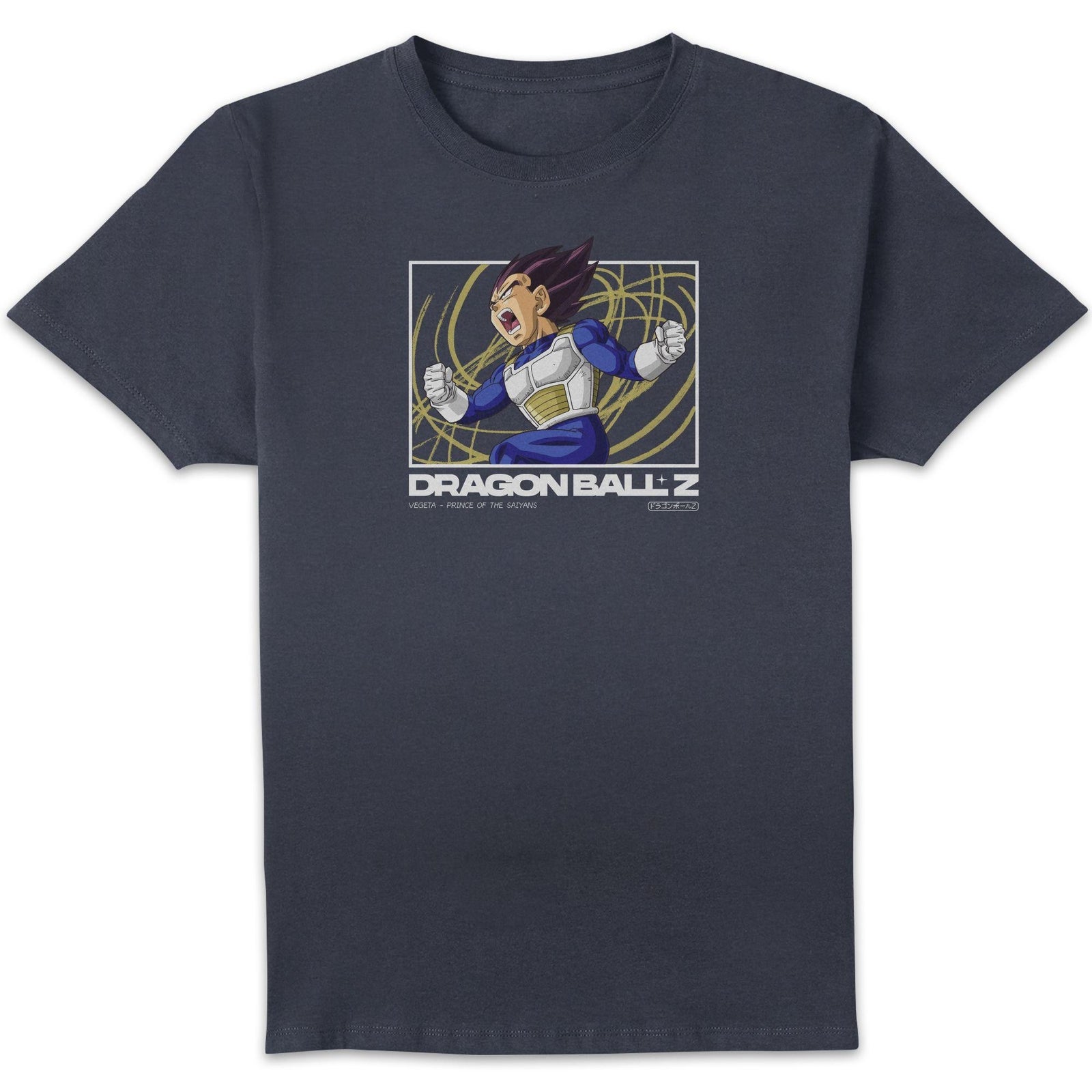 Dragon Ball Z Vegeta Profile Unisex T-Shirt - Navy - M