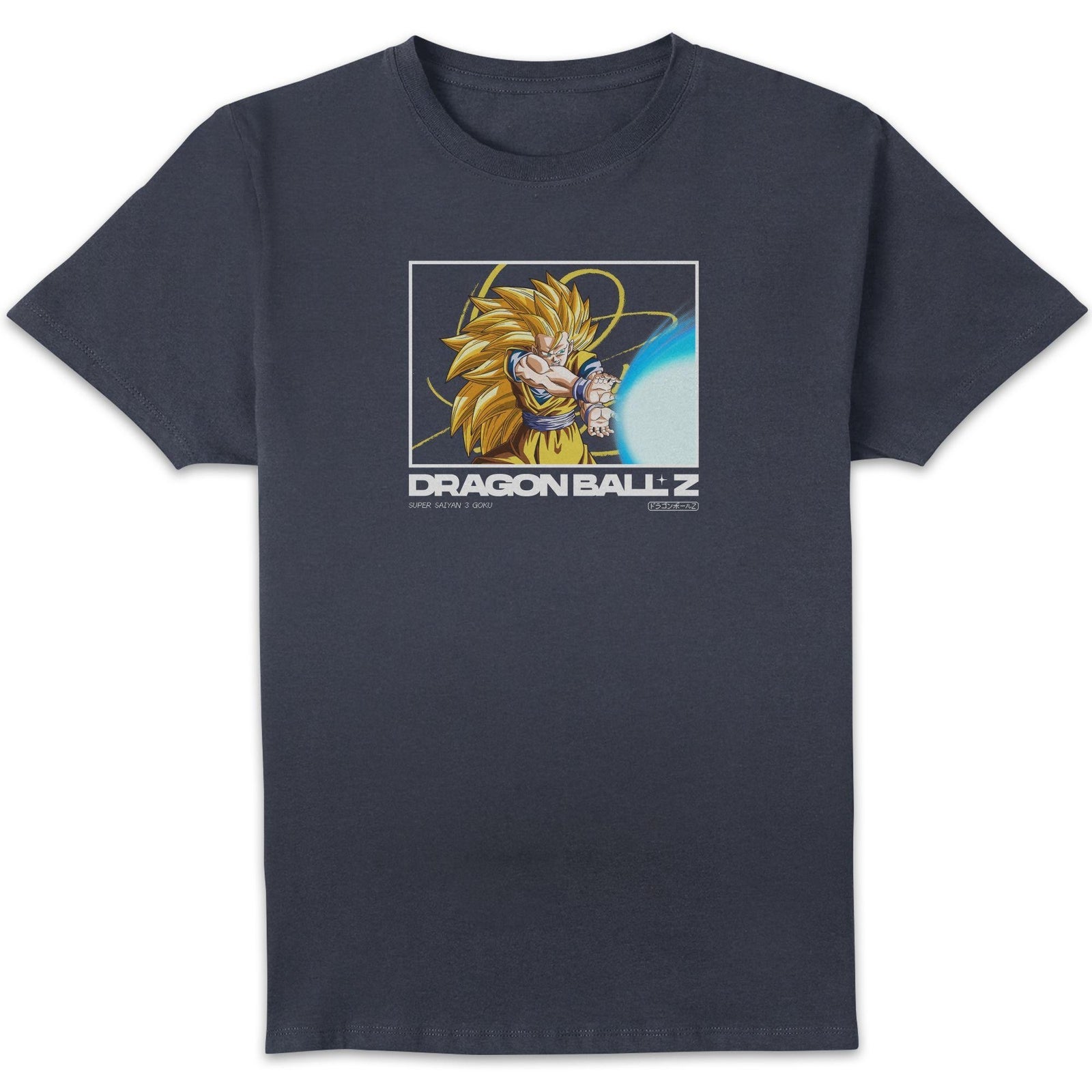 Dragon Ball Z Super Saiyan 3 Goku Profile Unisex T-Shirt - Navy - XXL