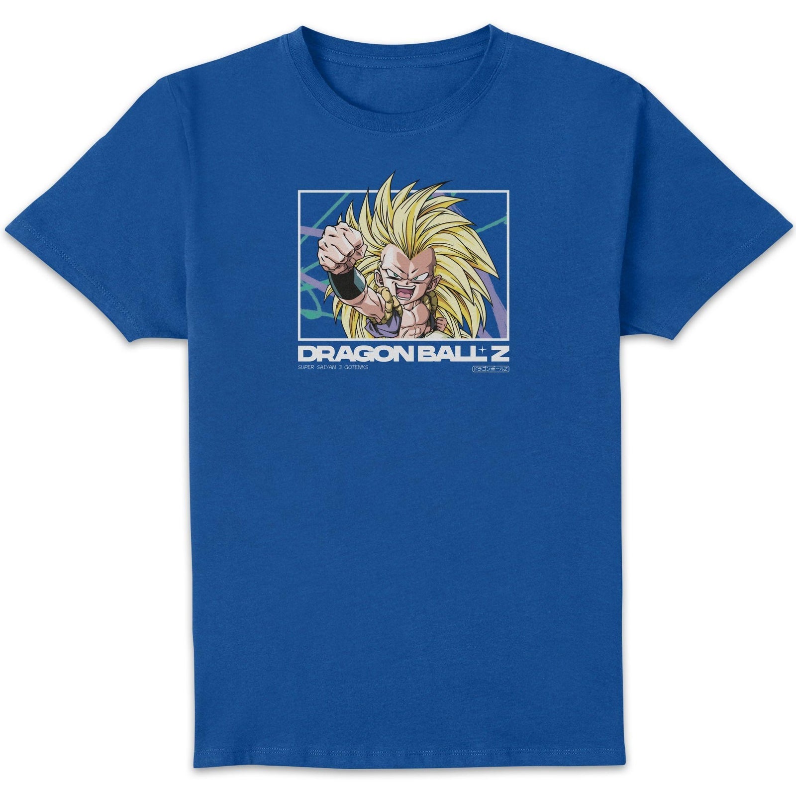 Dragon Ball Z Super Saiyan Gotenks Profile Unisex T-Shirt - Blue - L