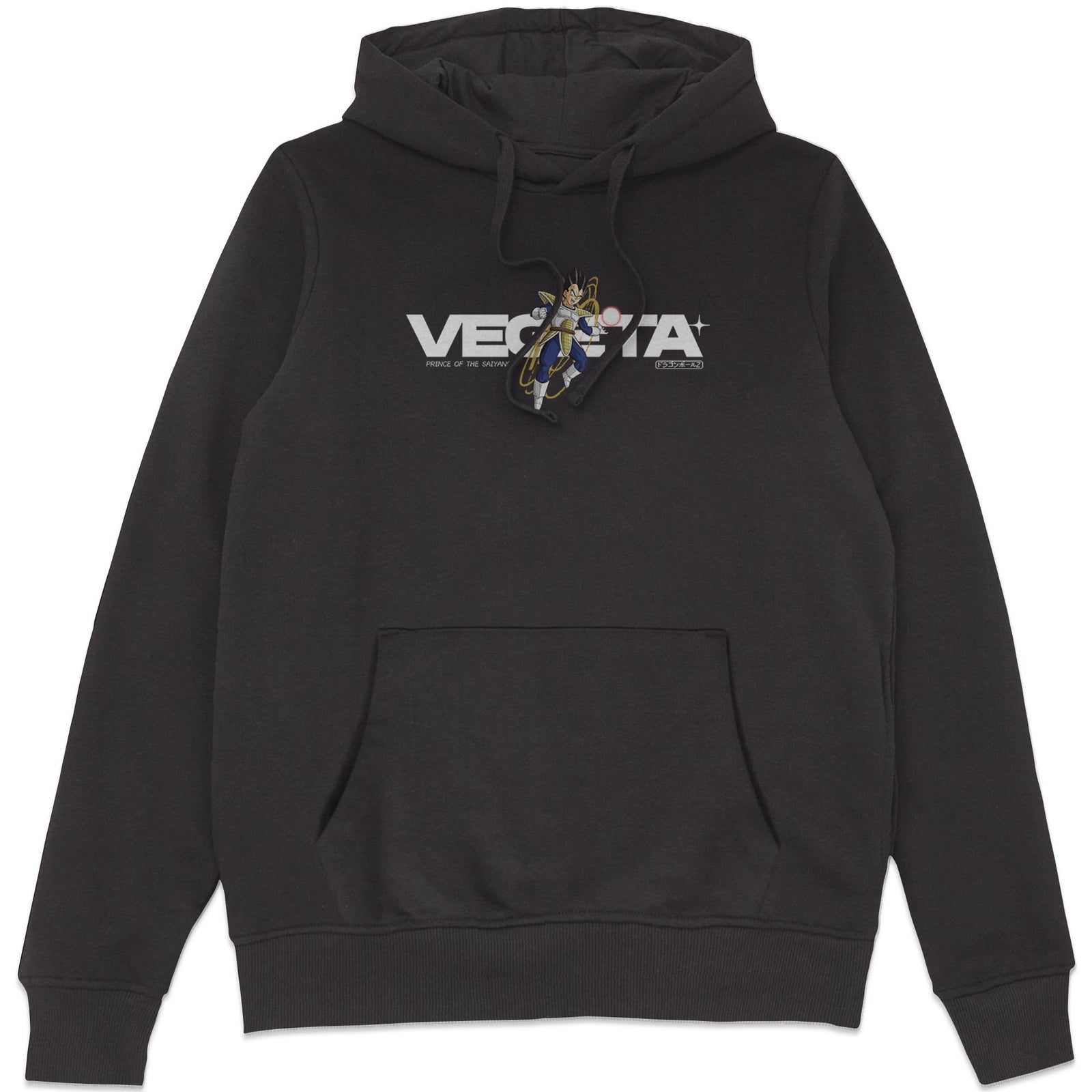 Dragon Ball Z Vegeta Style Hoodie - Black - M