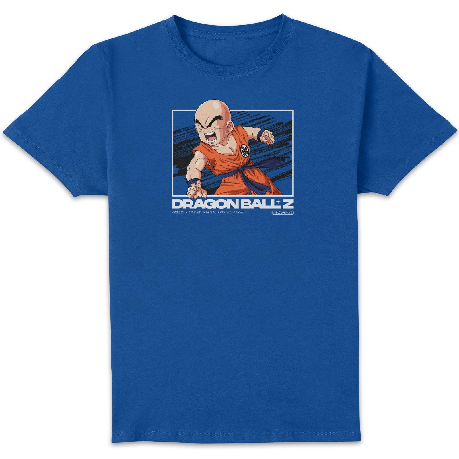 Dragon Ball Z Krillin Profile Unisex T-Shirt - Blue - XL