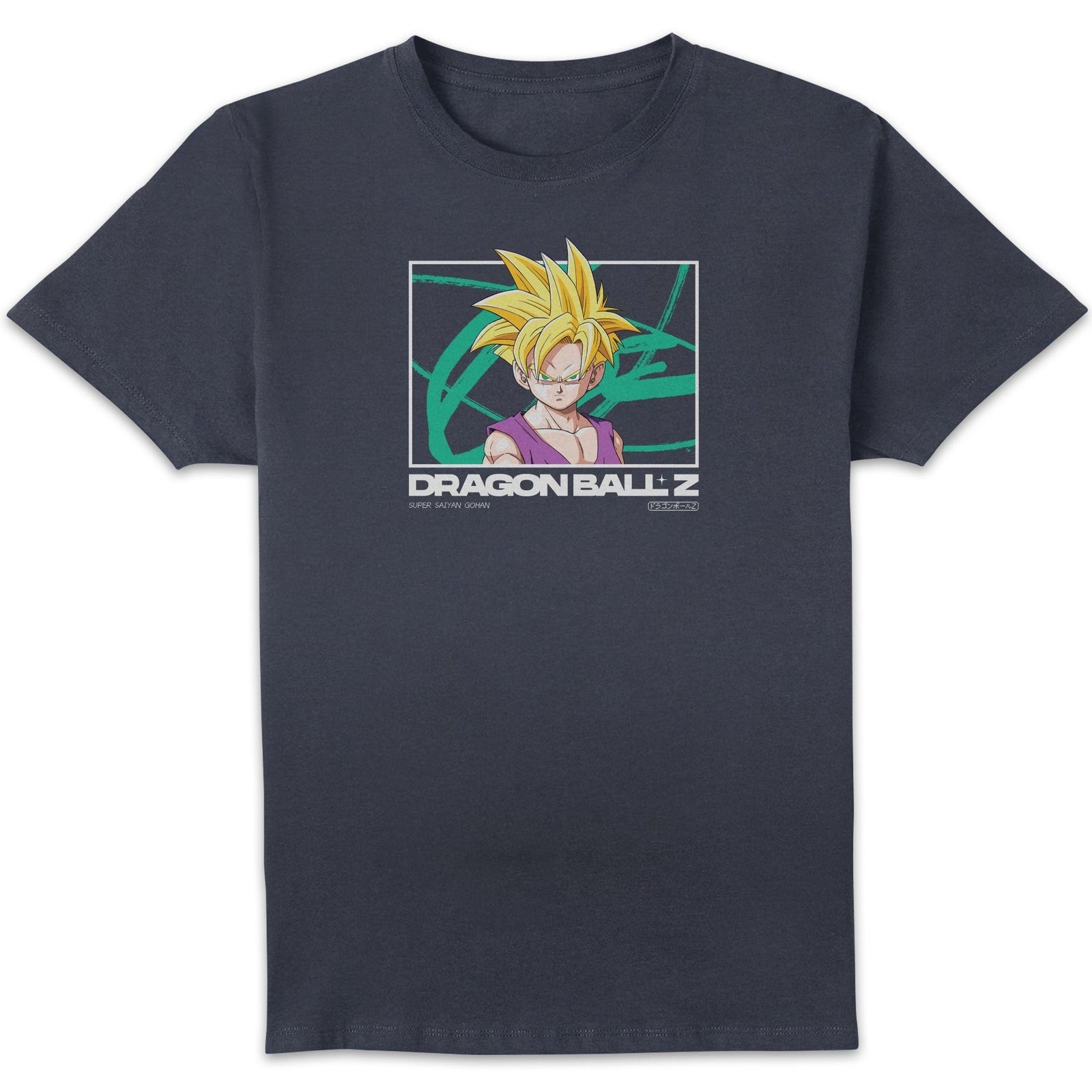 Dragon Ball Z Super Saiyan Gohan Profile Unisex T-Shirt - Navy - XXL