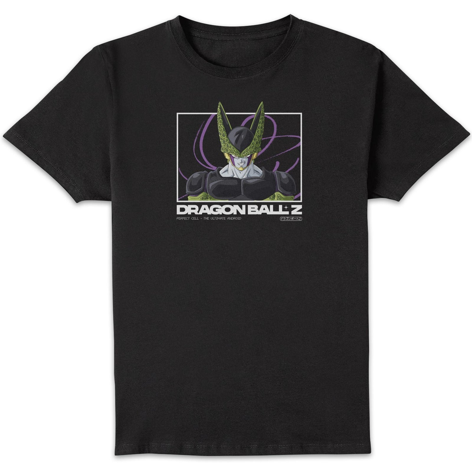 Dragon Ball Z Perfect Cell Profile Unisex T-Shirt - Black - S