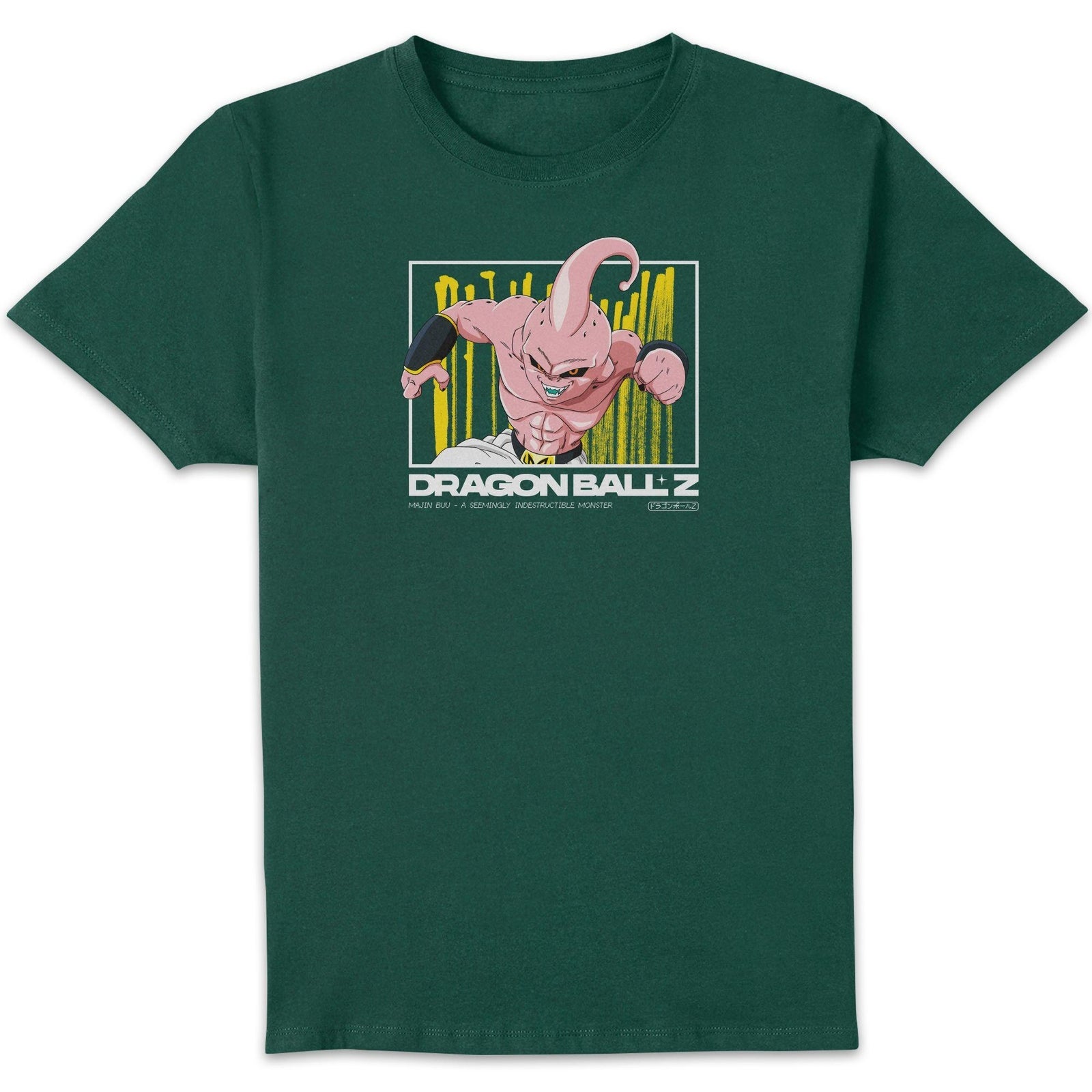 Dragon Ball Z Majin Buu Profile Unisex T-Shirt - Green - S