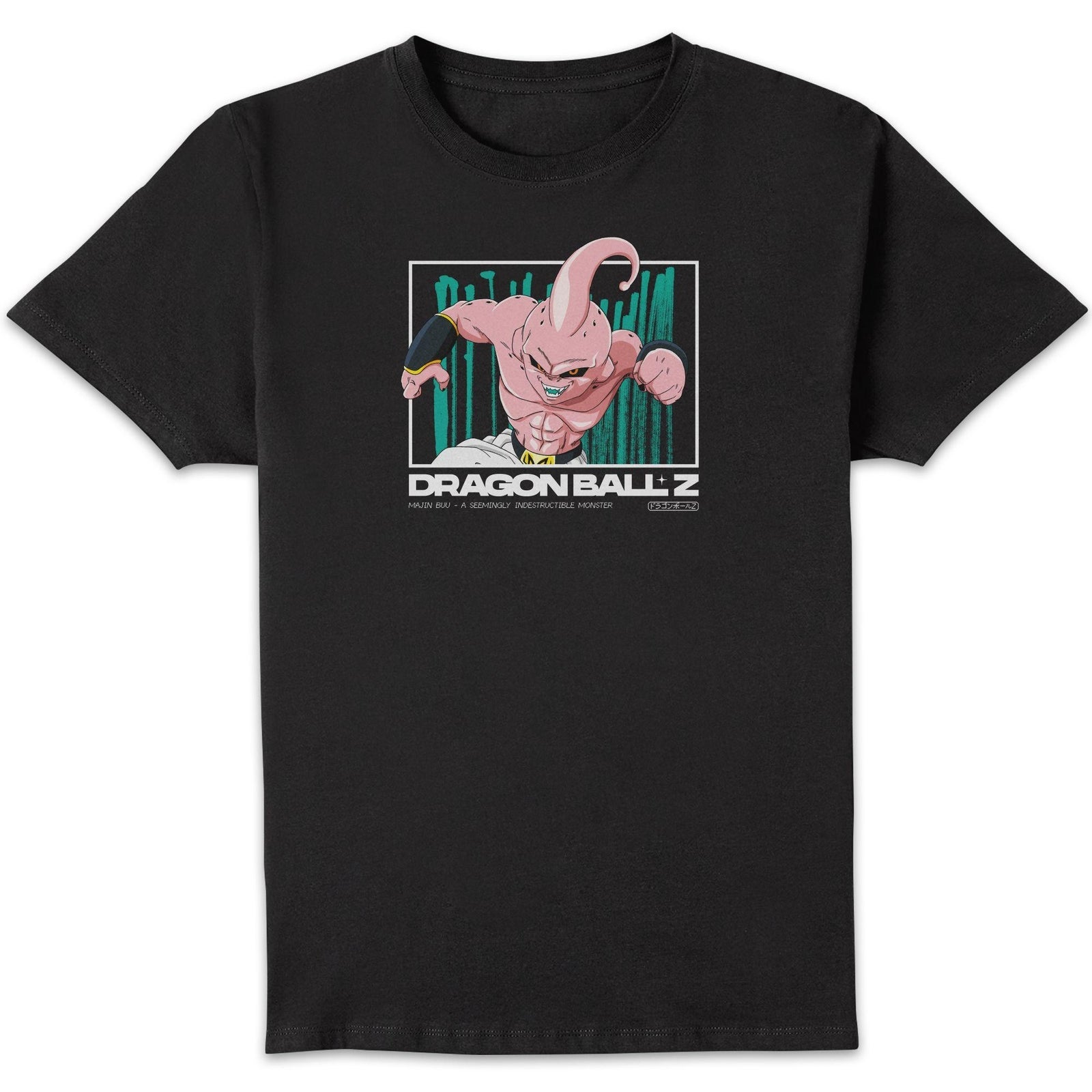 Dragon Ball Z Majin Buu Profile Unisex T-Shirt - Black - 3XL