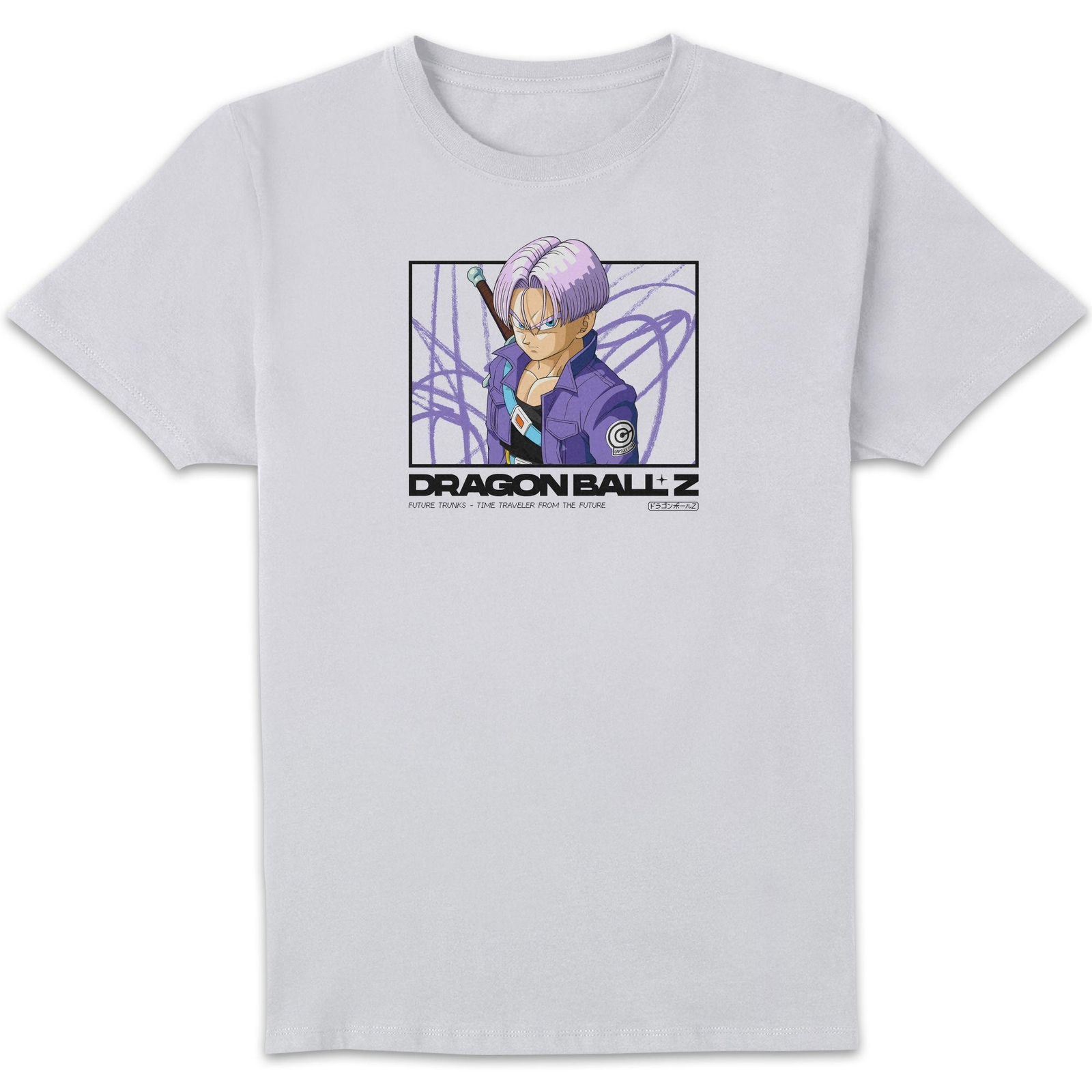 Dragon Ball Z Future Trunks Profile Unisex T-Shirt - White - L
