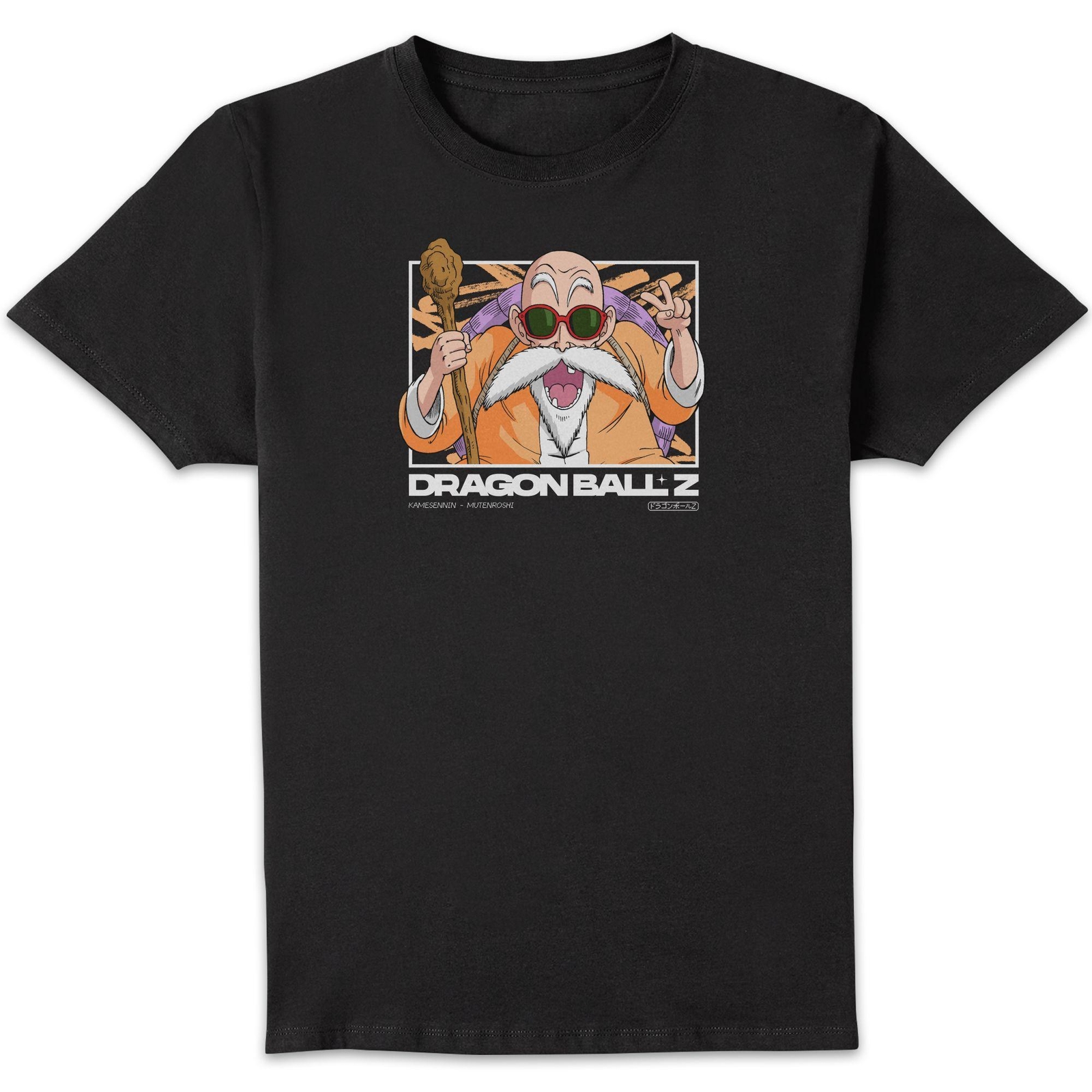 Dragon Ball Z Mutenroshi Profile Unisex T-Shirt - Black - M