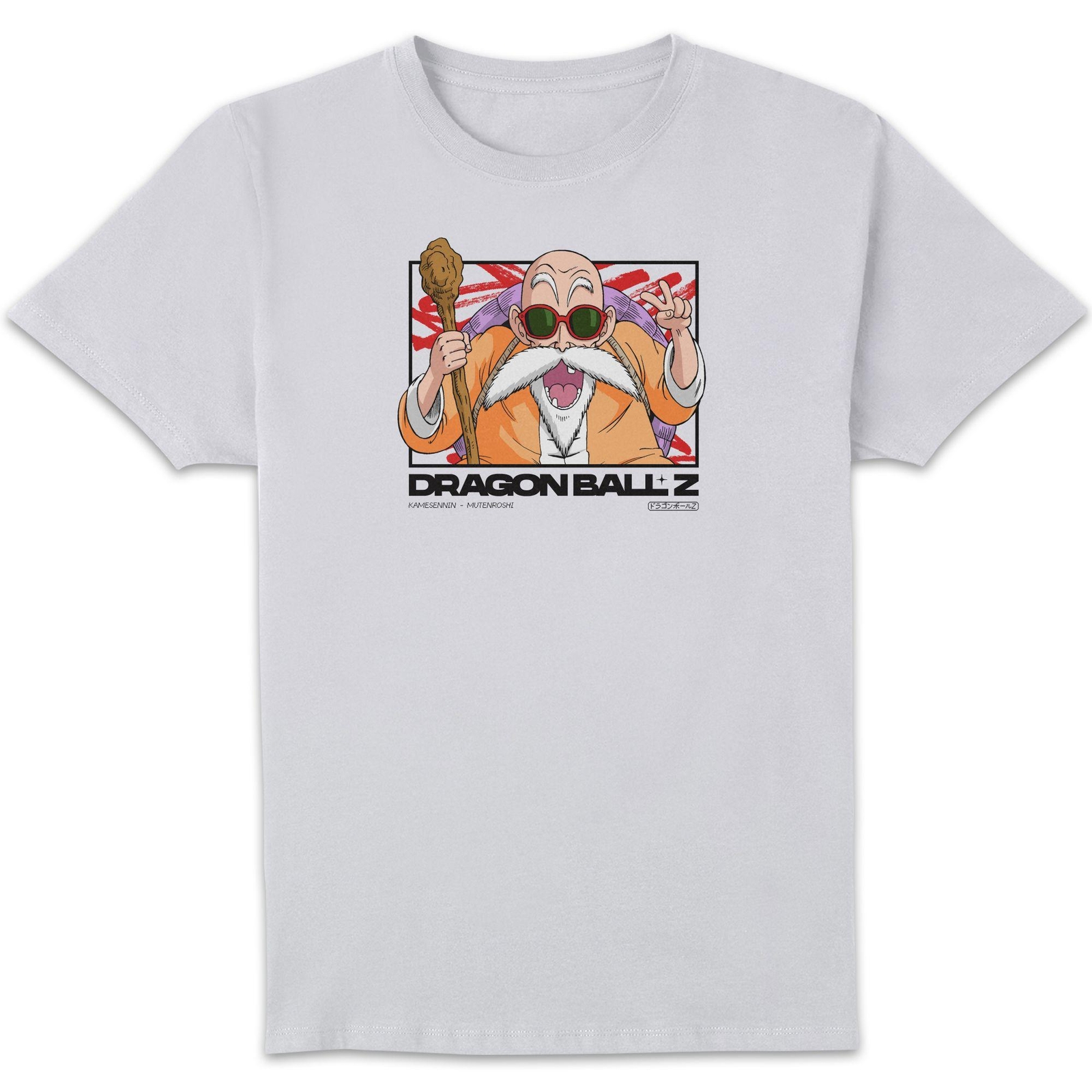 Dragon Ball Z Mutenroshi Profile Unisex T-Shirt - White - M