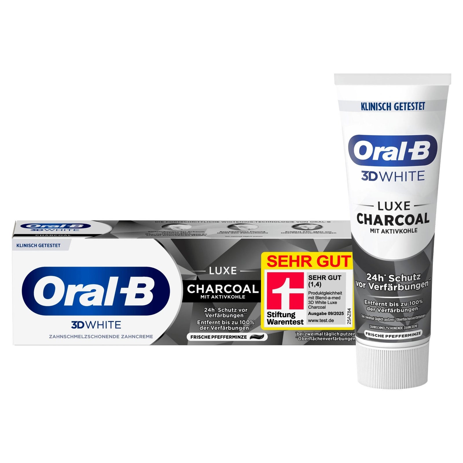Oral-B 3D White Zahncreme Luxe Charcoal 75 Ml - Bild 3