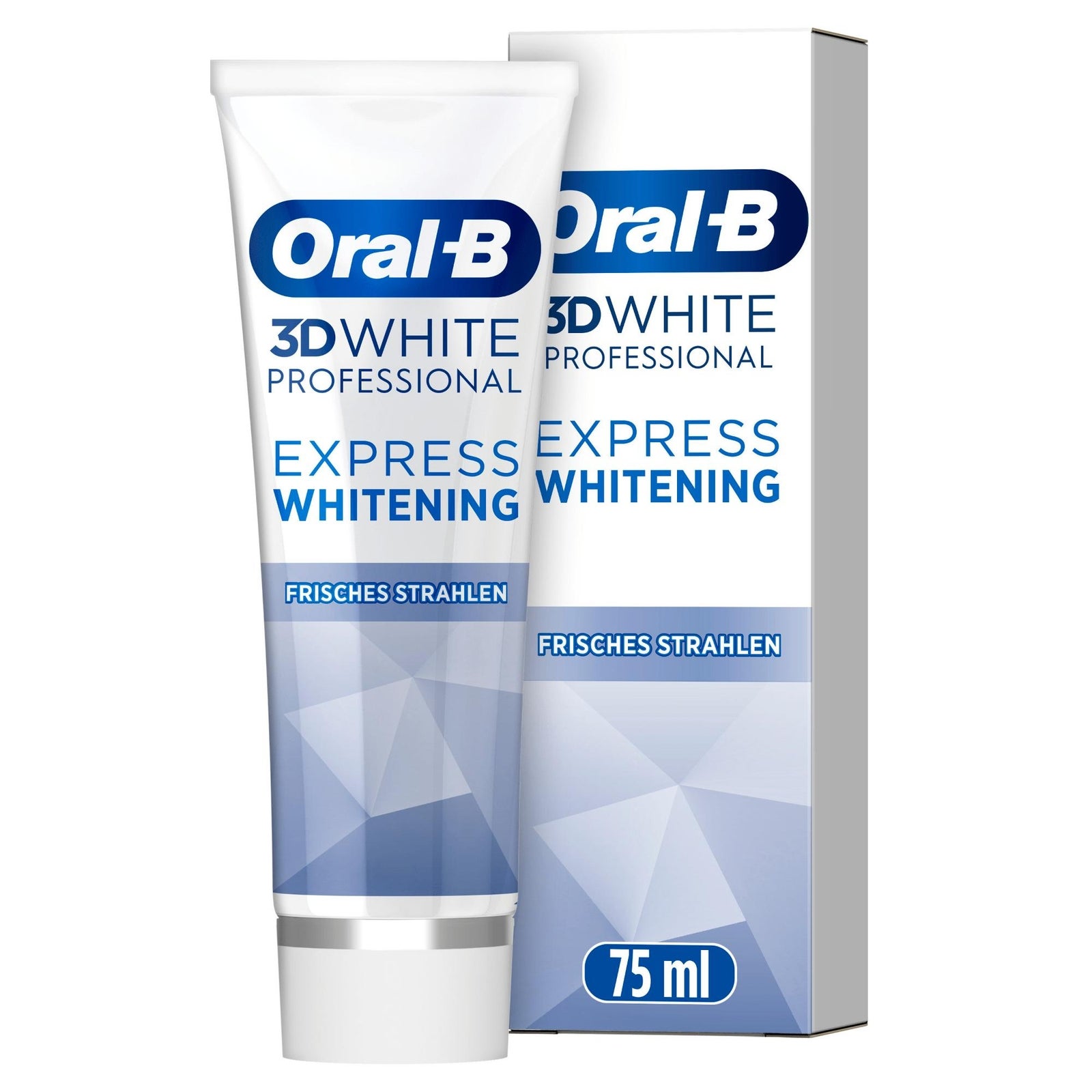 Oral-B 3D White Professional Zahnpasta, Express Whitening, 1X 75ml | Zahncreme/Toothpaste für Zahnaufhellung in Kürzester Zeit, Made in Germany, Frisches Strahlen - Bild 3