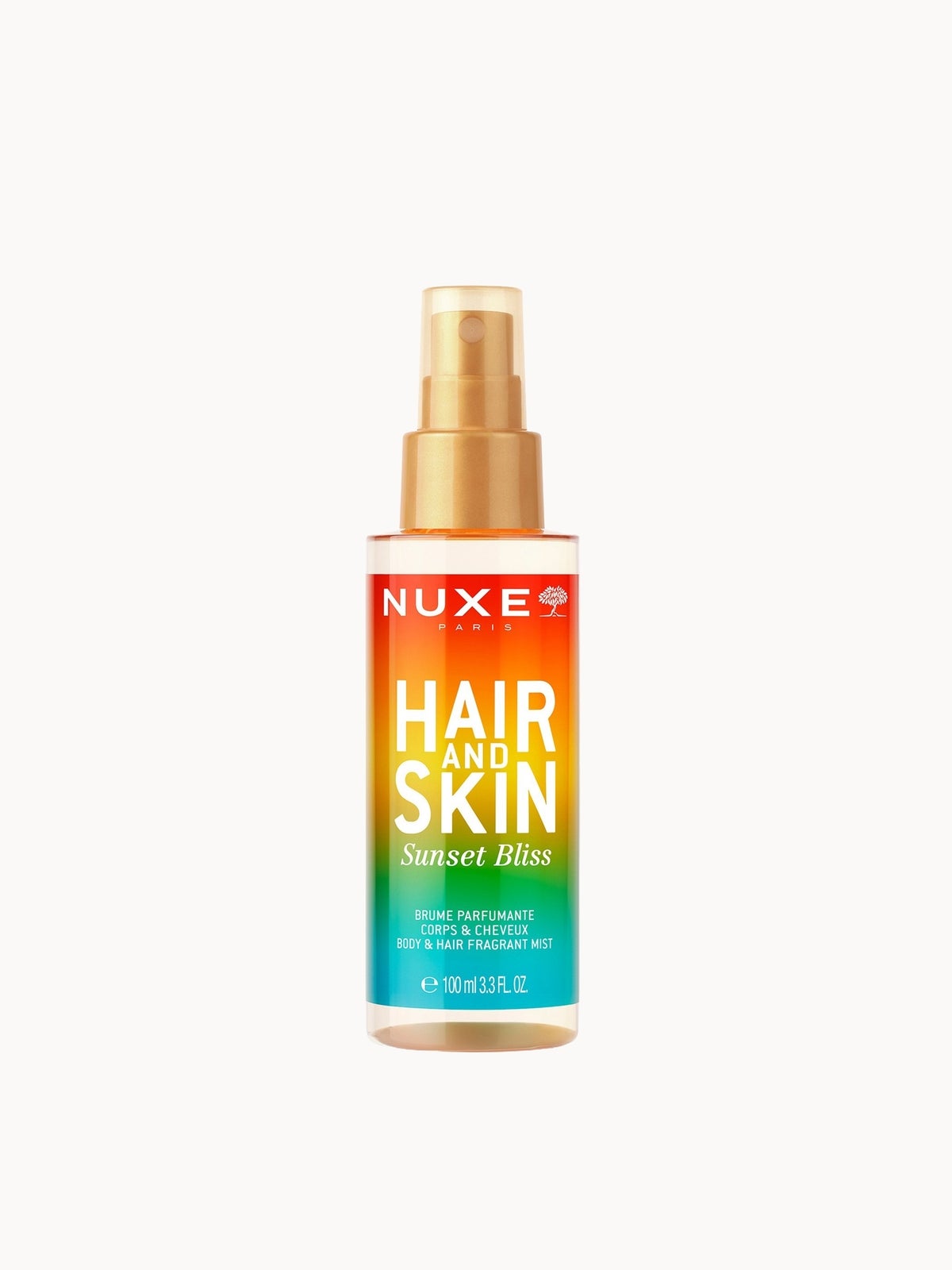 NUXE Huile Prodigieuse Shimmering Multi-Purpose Dry Oil 50ml & 'Sunset Bliss' Hair & Body Fragrance Mist 100ml Bundle 2