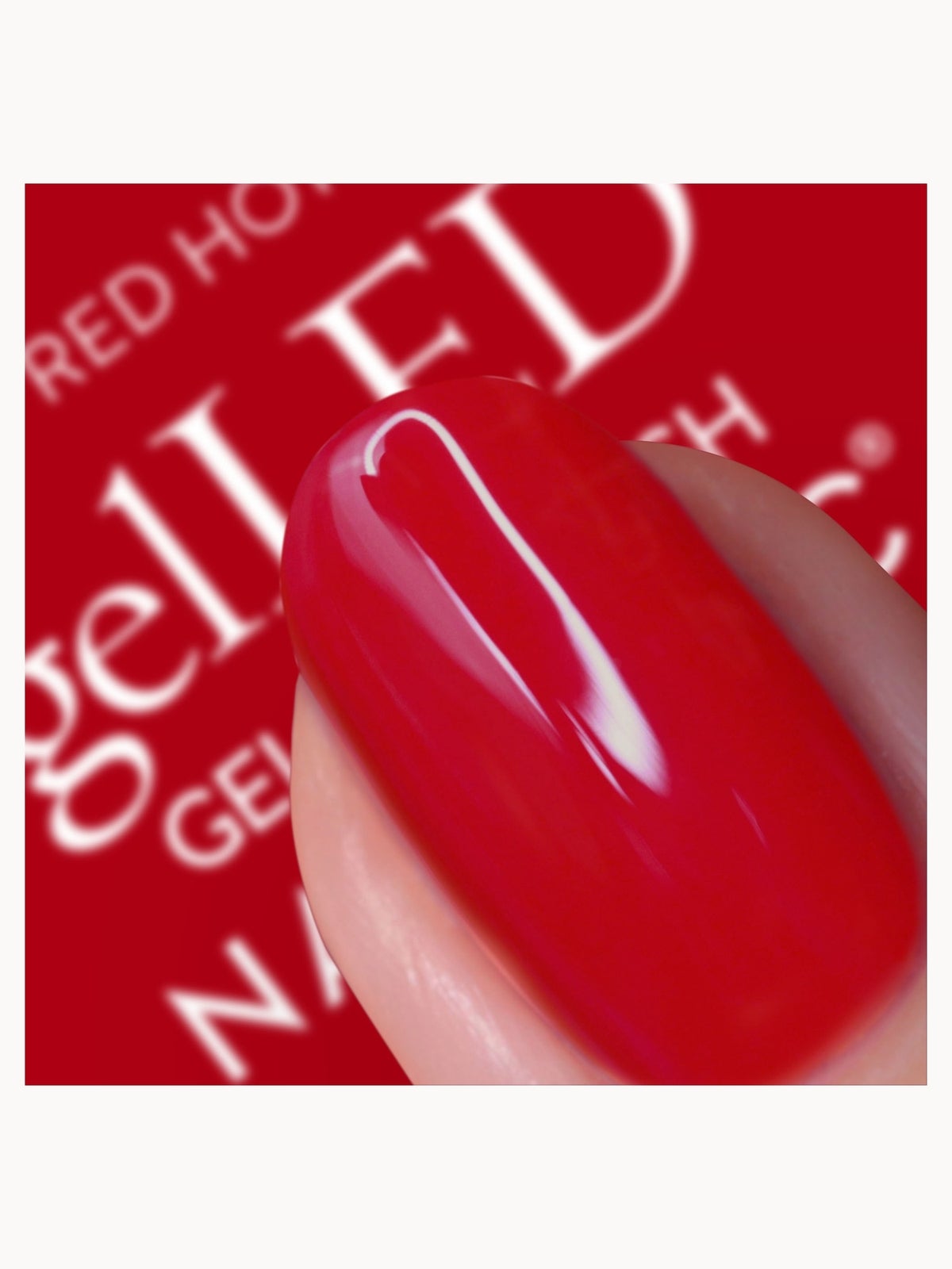 Nails Inc. Gel Polish Red Hot 10ml 2