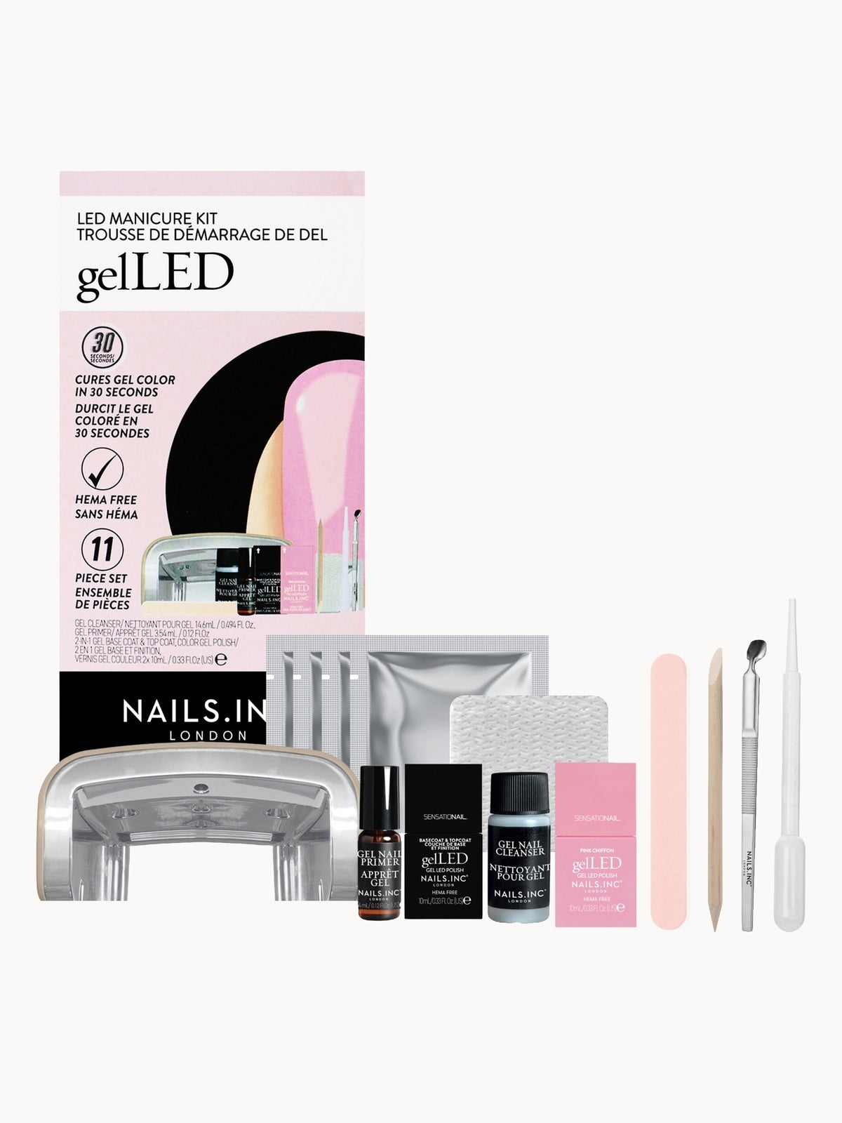 Nails Inc.  Full Size Lamp Starter Kit