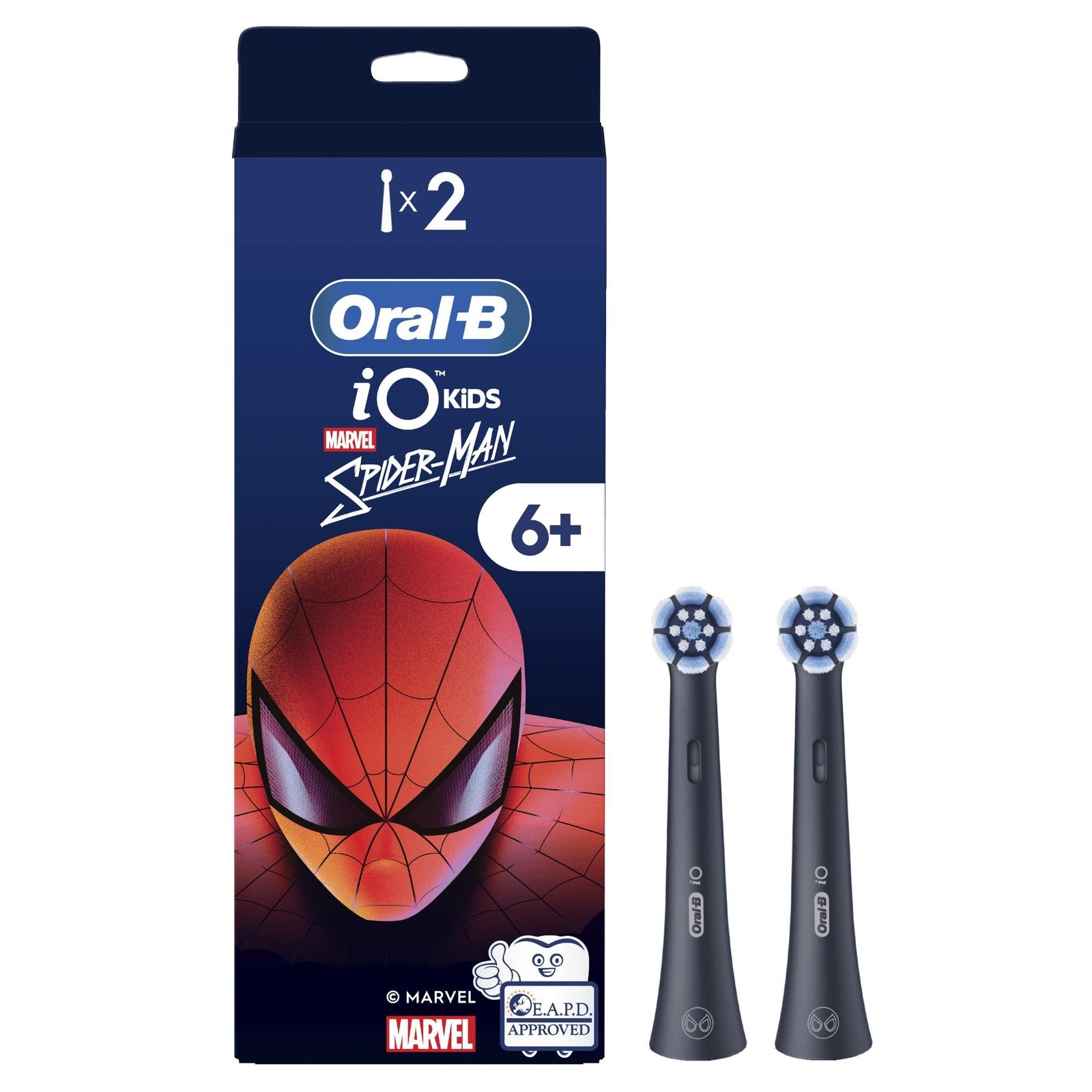 Oral-B iO Kids Marvel Spiderman Toothbrush Heads 2 Pack