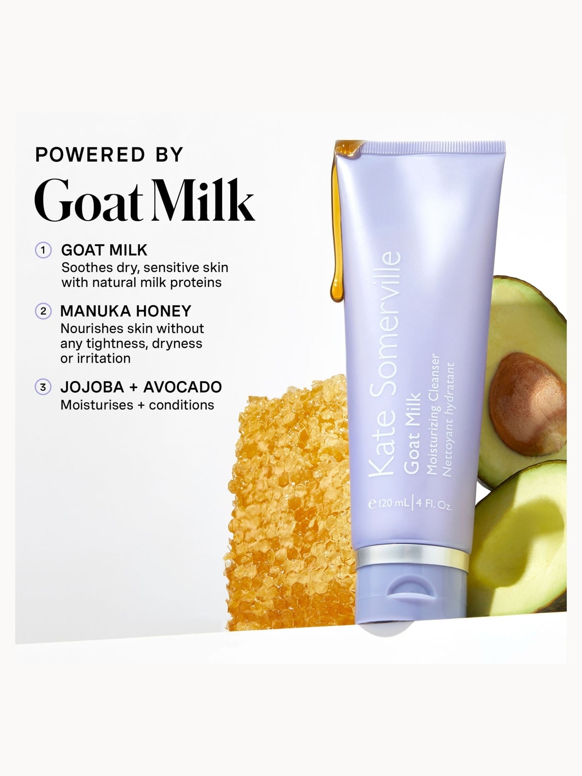 Kate Somerville Goat Milk Moisturising Cleanser 30ml 2